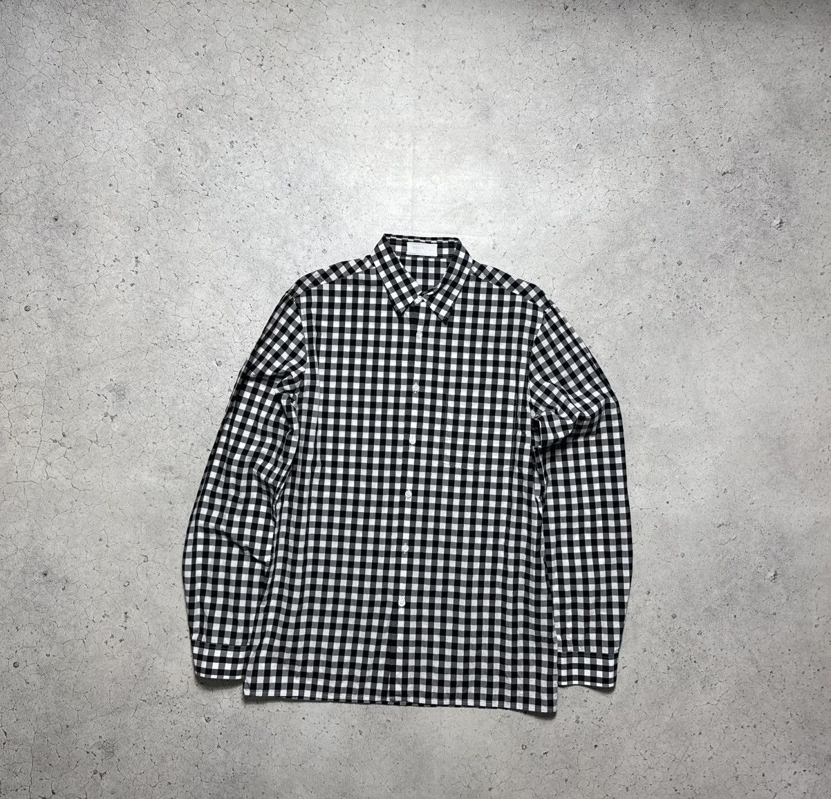 Prada Prada Checked Button Up Luxury Shirt Size US M / EU 48-50 / 2 - 2 Thumbnail