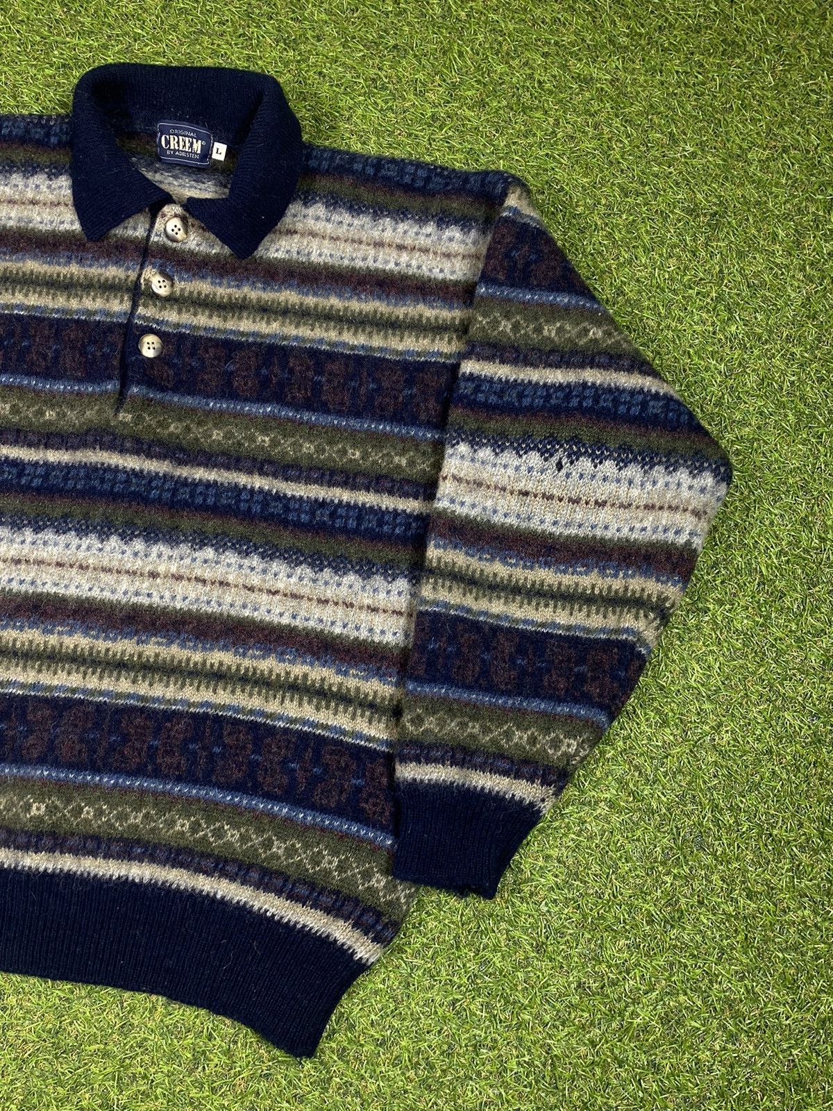 Japanese Brand Vintage 90s Japanese 1/4 sweater Old Money style size L Size US L / EU 52-54 / 3 - 3 Thumbnail