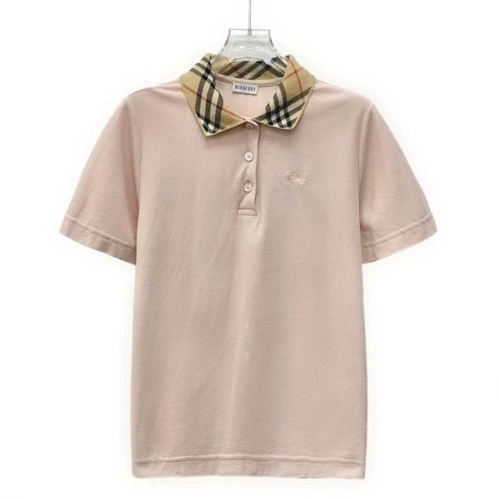 Burberry Burberry Pink Horse Embroidery Cotton Polo Size M / US 6-8 / IT 42-44 - 1 Thumbnail