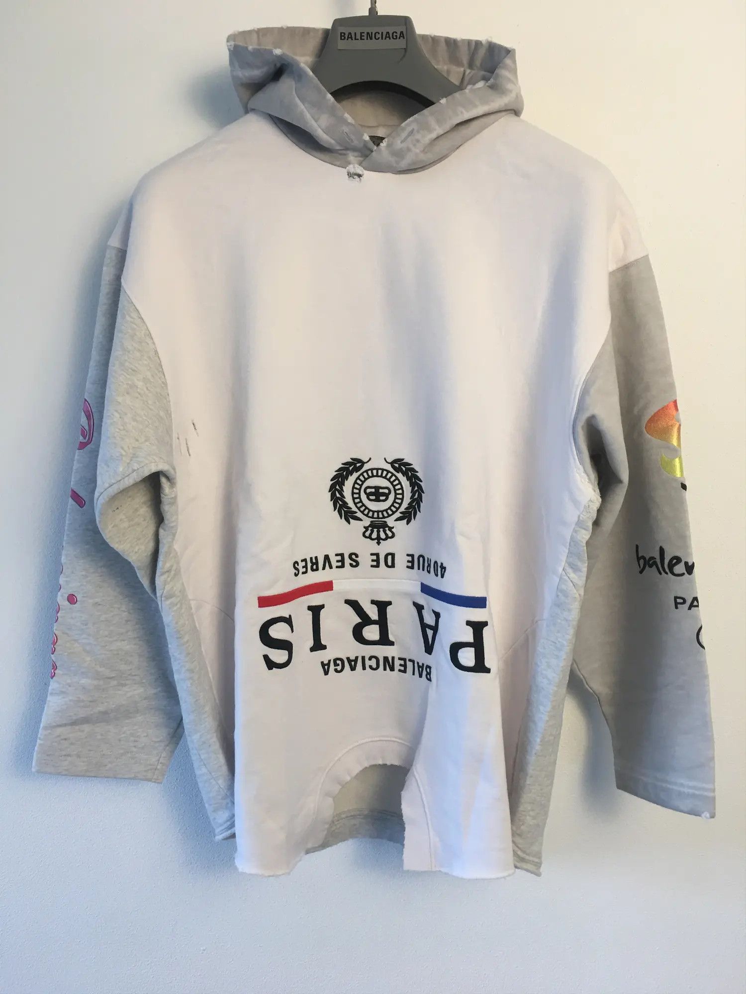 Balenciaga FW'22 Deconstructed Hoodie Size US S / EU 44-46 / 1 - 1 Thumbnail