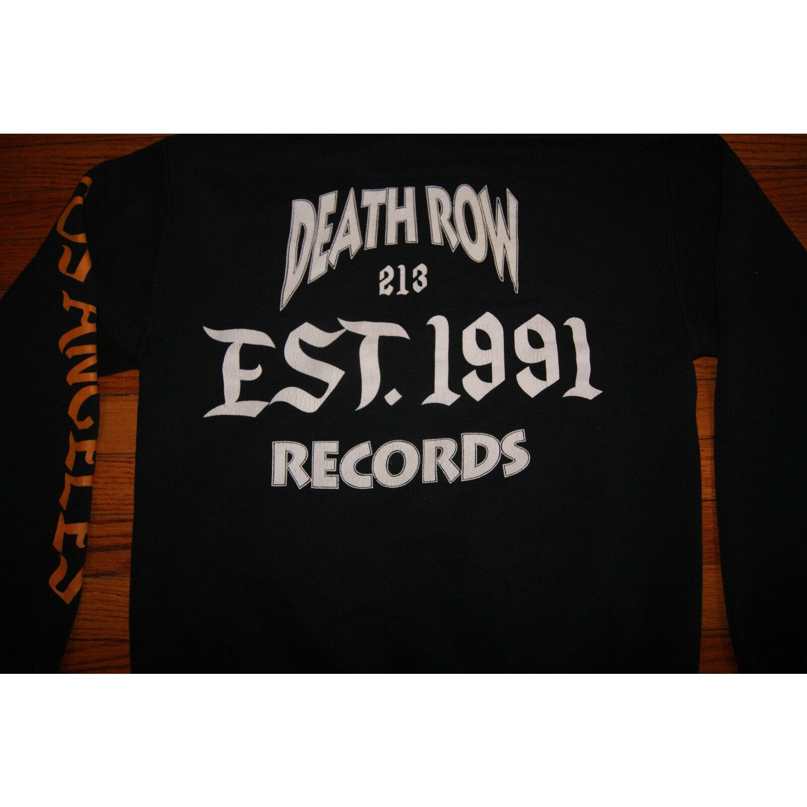 Ripple Junction Death Row Records 91 Los Angeles Hoodie Sweatshirt S 2 Sided Size US S / EU 44-46 / 1 - 5 Thumbnail