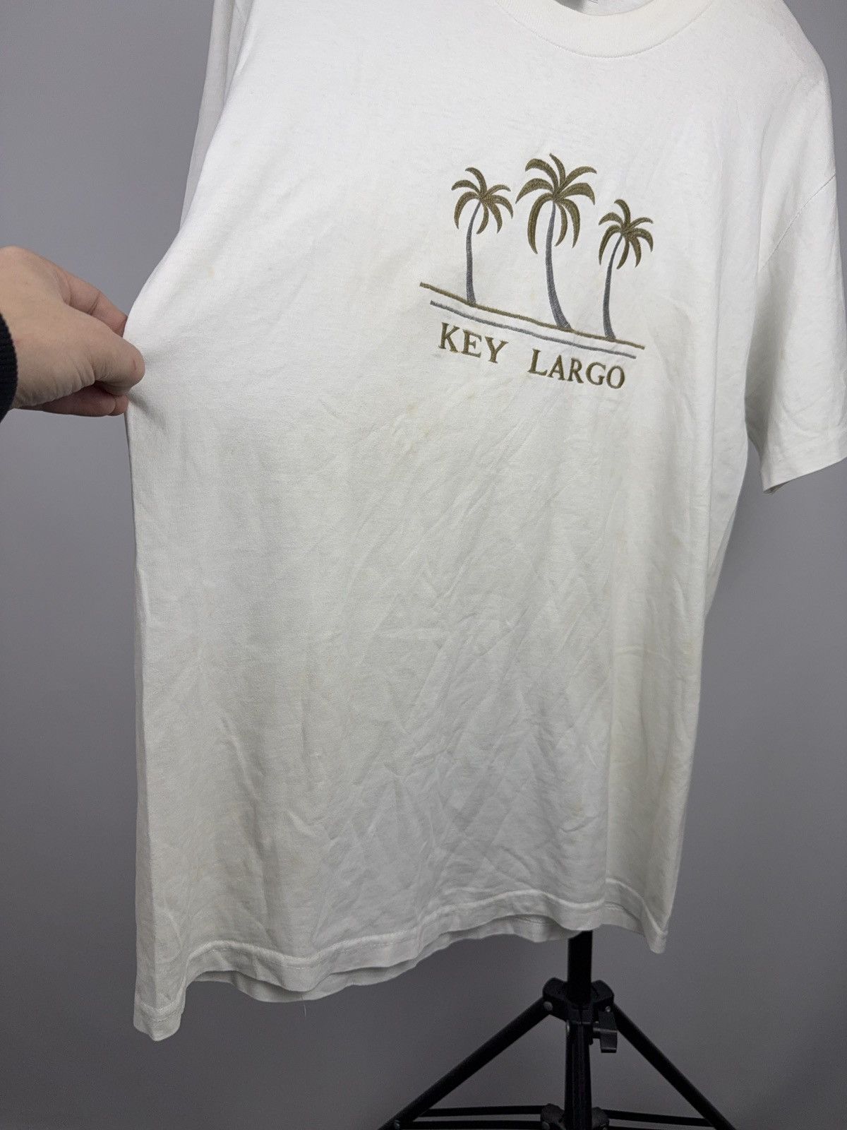 Vintage Vintage 90s Key Largo Palm Tree Graphic Tee Murina USA Size US L / EU 52-54 / 3 - 10 Thumbnail