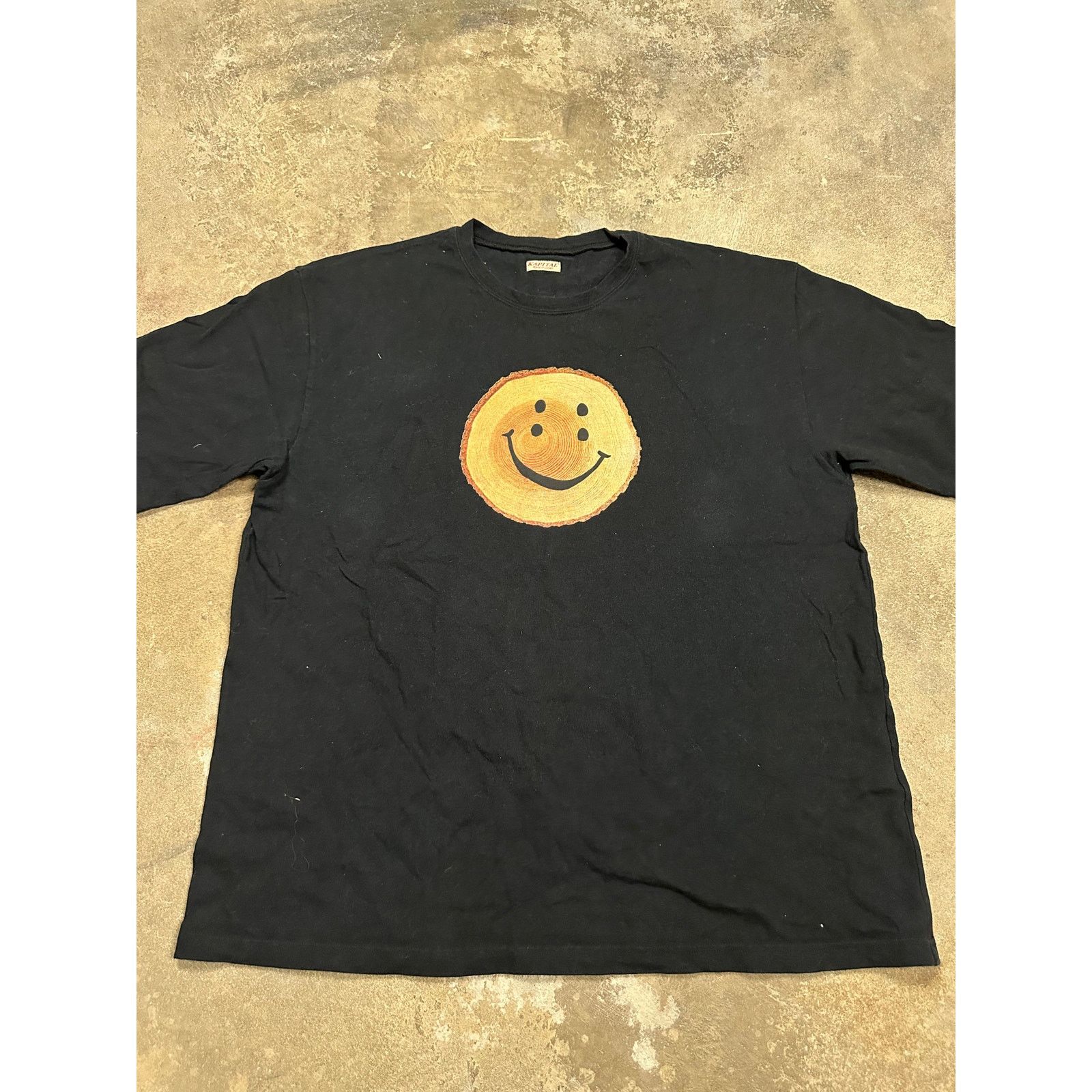 Kapital Kapital Smiley Tee Black Used Large Size US L / EU 52-54 / 3 - 1 Thumbnail