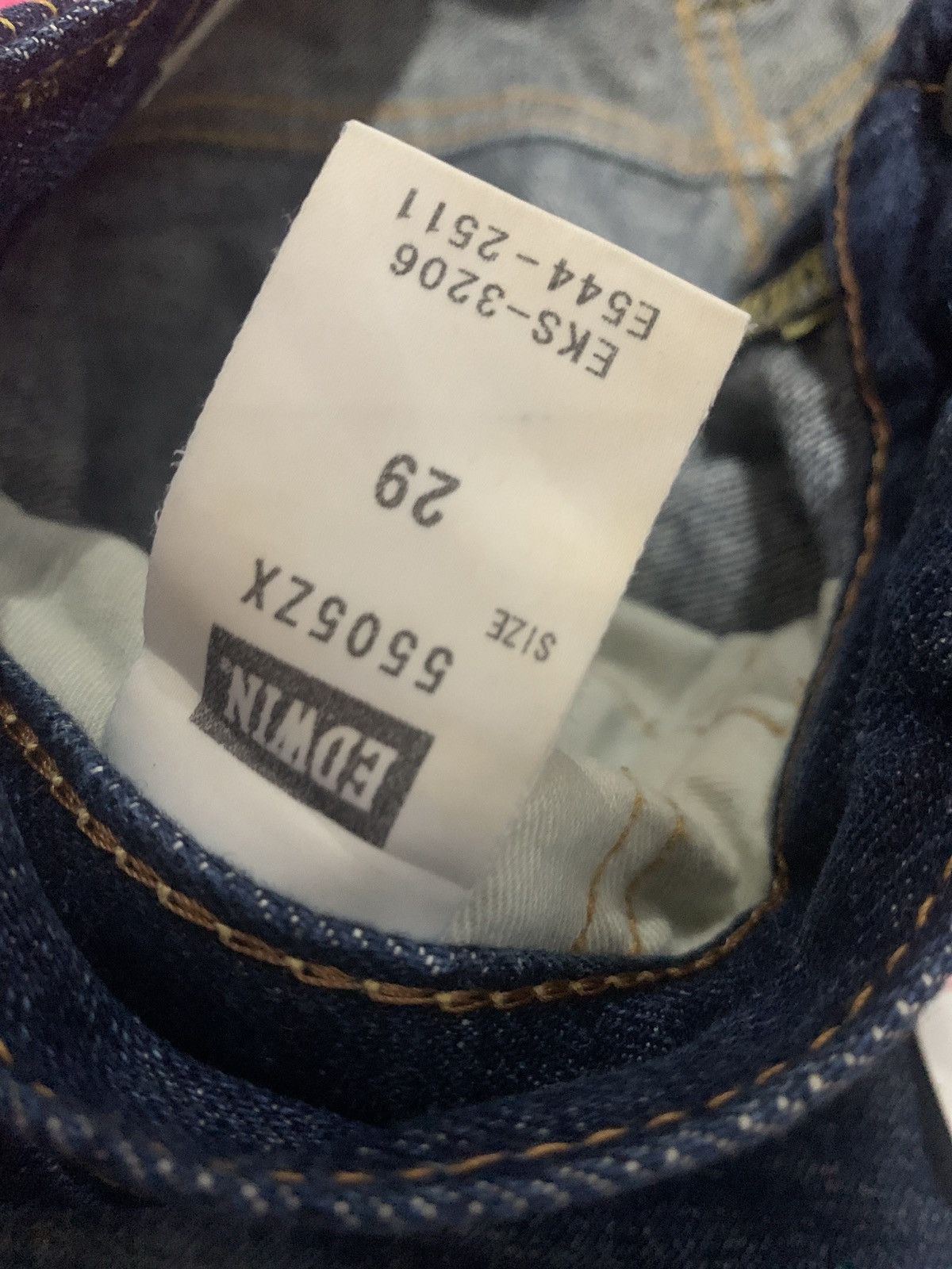 Edwin VINTAGE EDWIN 505ZX SELVEDGE RUSTY JAPANESE DISTRESSED DENIM Size US 32 / EU 48 - 20 Thumbnail
