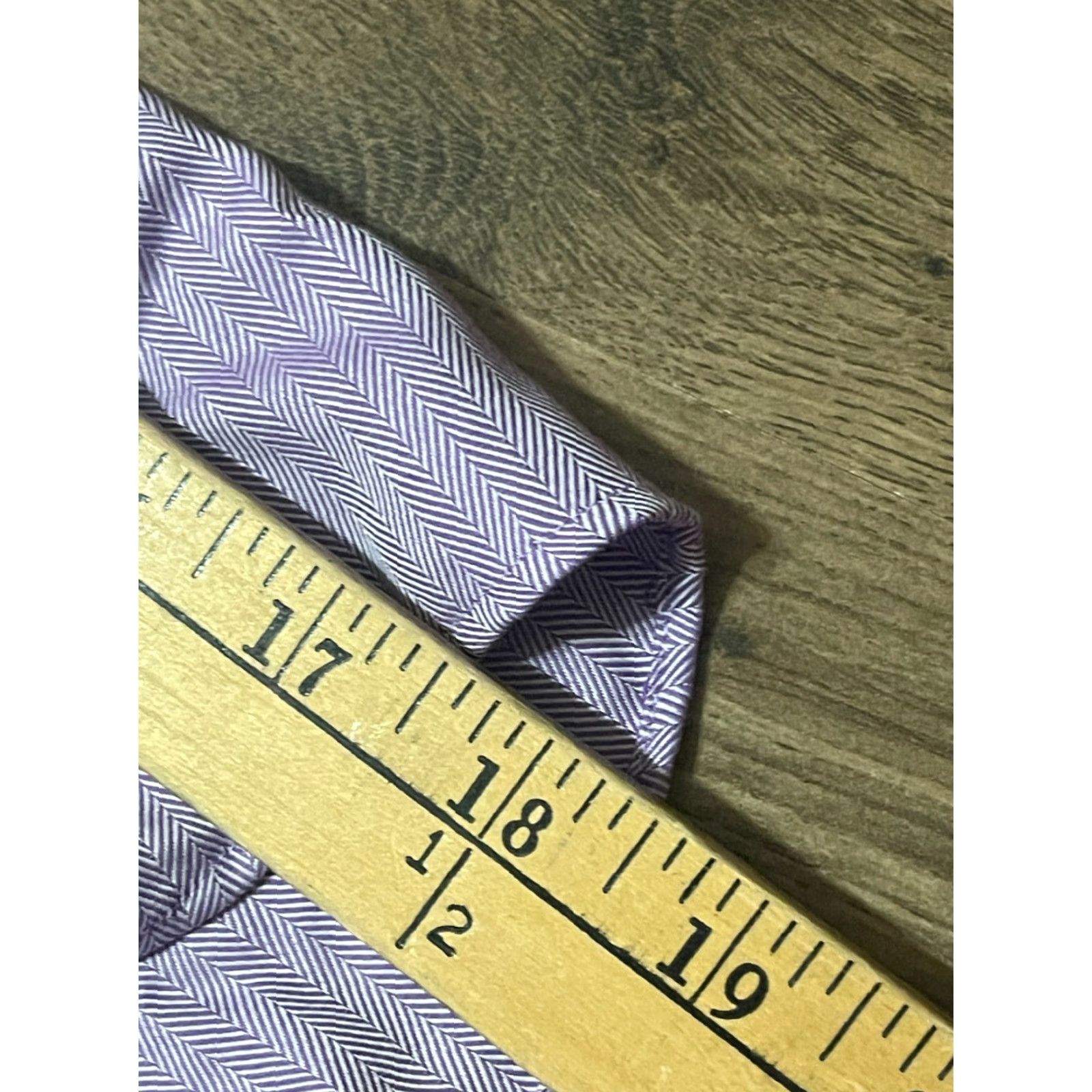 Liz Claiborne Claiborne Shirt Mens Size 17 36/37 Purple Button Up Slim Fit No Iron Shirt Size US XL / EU 56 / 4 - 7 Thumbnail