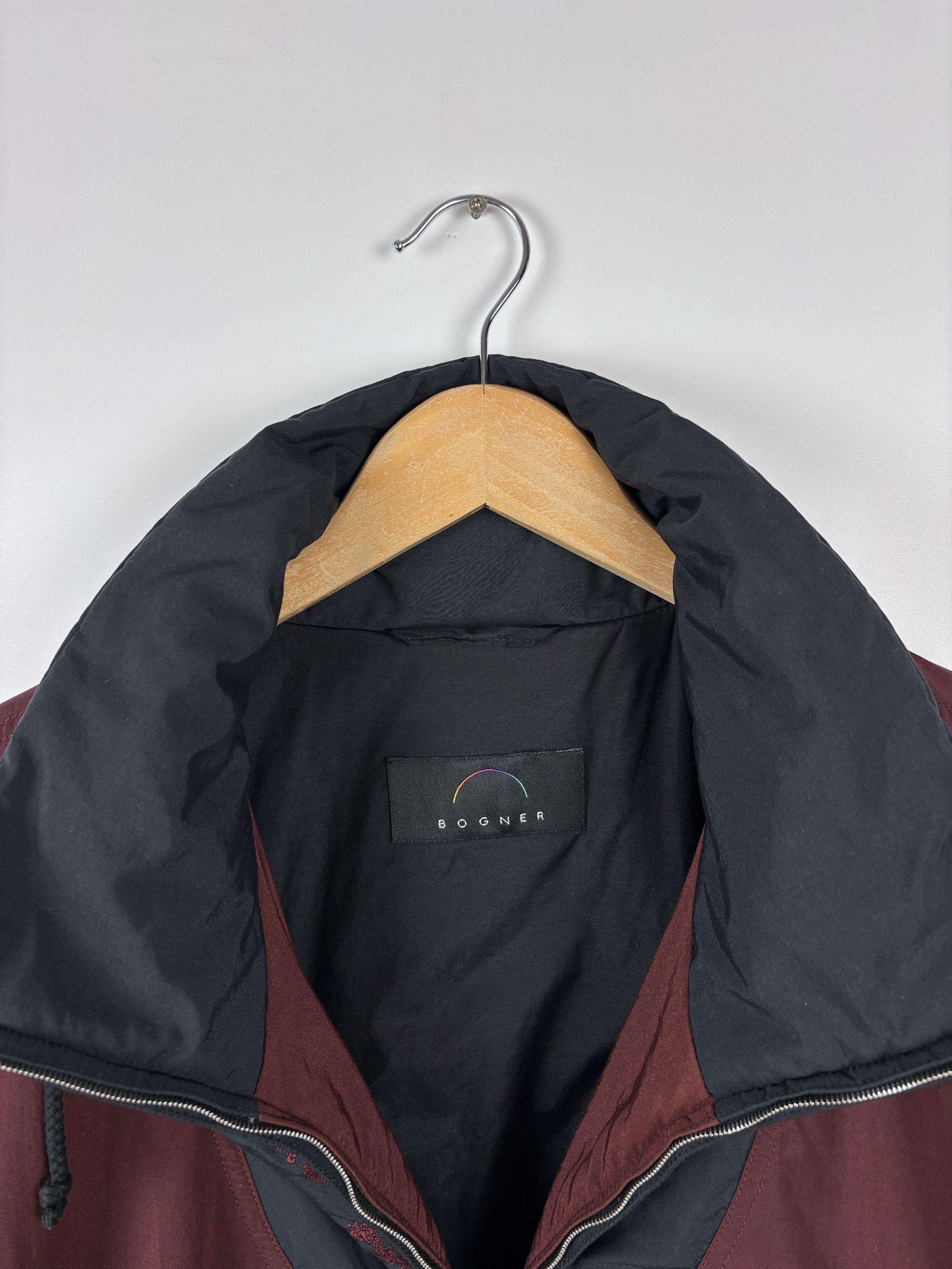 Bogner × Vintage Vintage Bogner Embroidered Anorak Jacket Burgundy Womens M Size M / US 6-8 / IT 42-44 - 8 Thumbnail