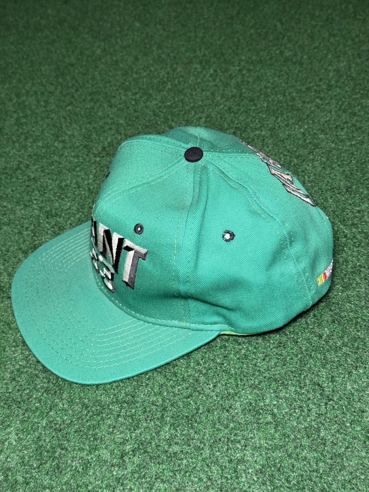 Vintage 90s Harry Gant Nascar Kelly Green Saint Patricks Day Hat Size ONE SIZE - 4 Thumbnail