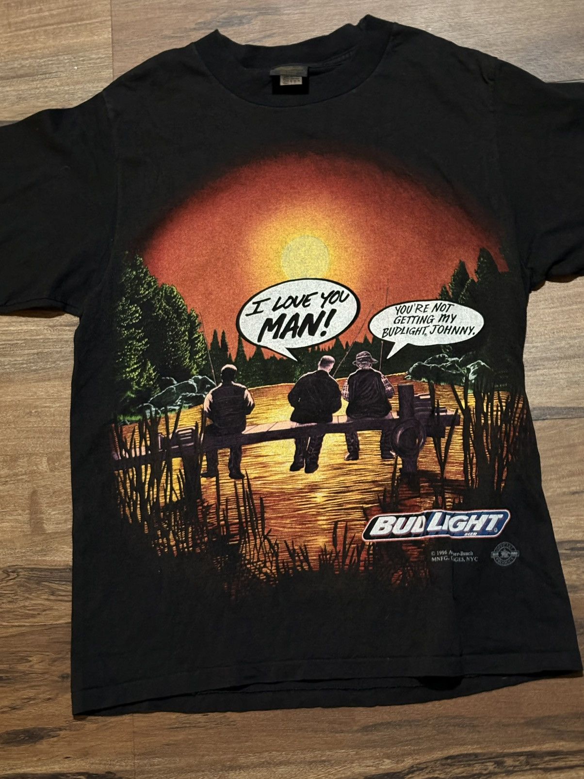 Changes Vintage 1996 Bud Light I Love You Man Shirt Sz L Budweiser Size US L / EU 52-54 / 3 - 3 Thumbnail