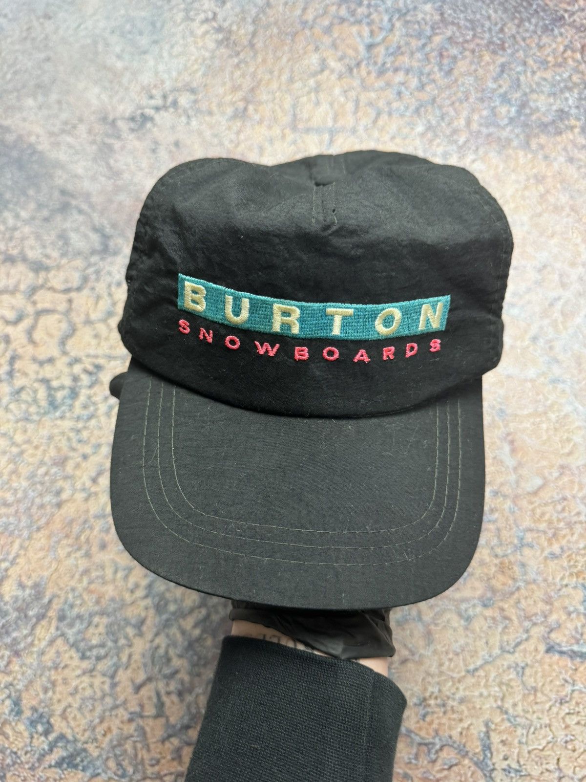 Burton Vintage 90s Burton Snowboard Hat Cap Yupoong Size ONE SIZE - 7 Thumbnail
