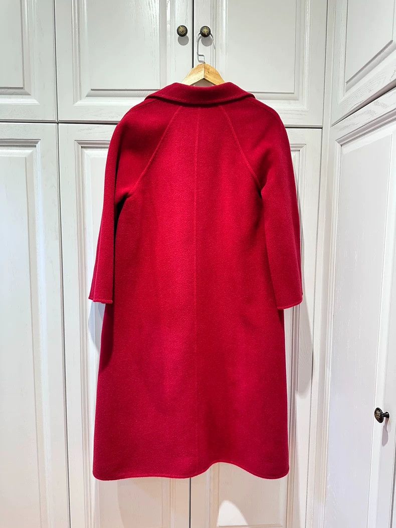 Max Mara Max Mara Red cashmere coat Size XS / US 0-2 / IT 36-38 - 2 Thumbnail