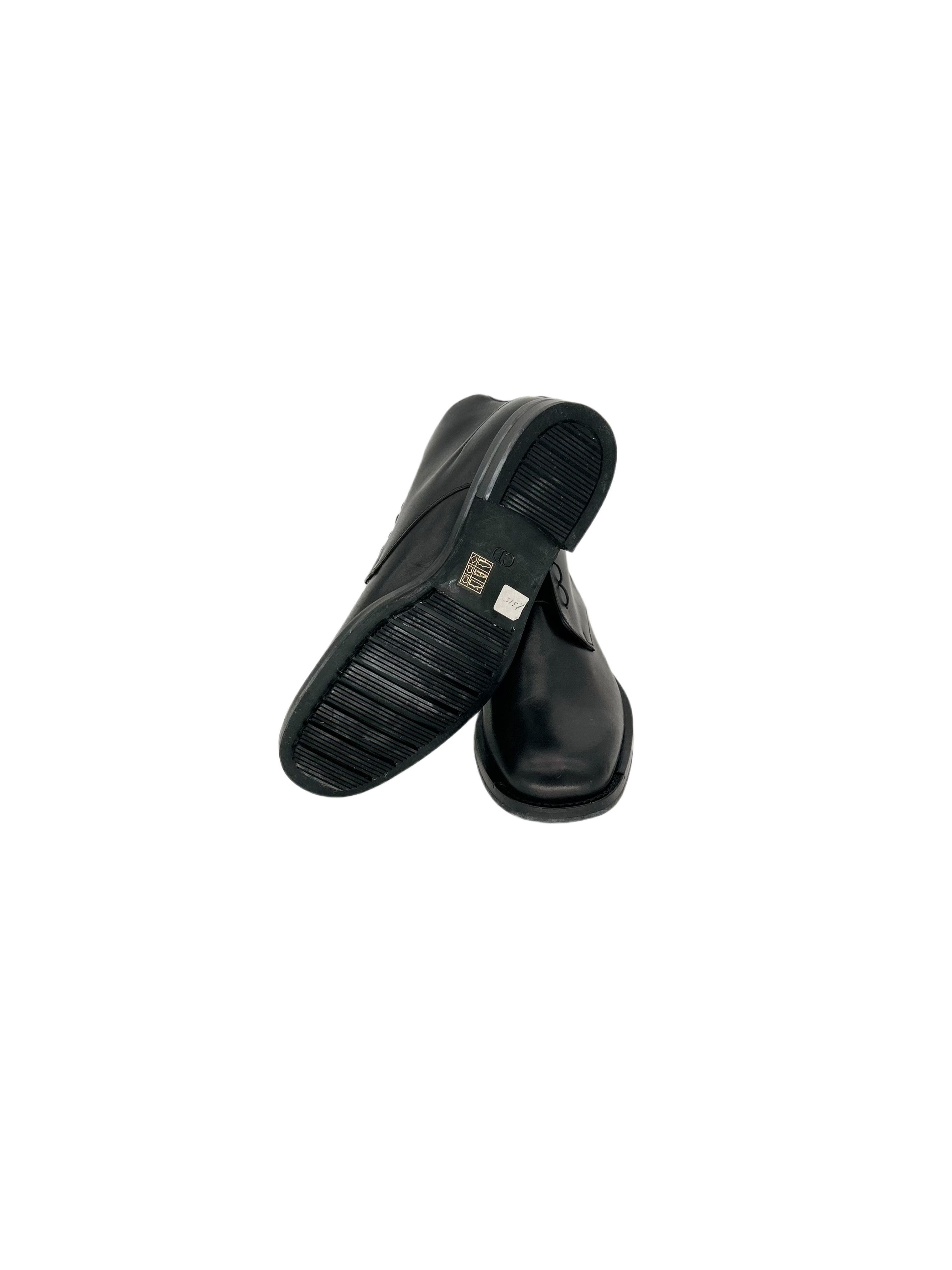 Dior Dior Homme Black Derby Lace Up Boot With 'Scar' Details Size US 7.5 / EU 40-41 - 5 Thumbnail