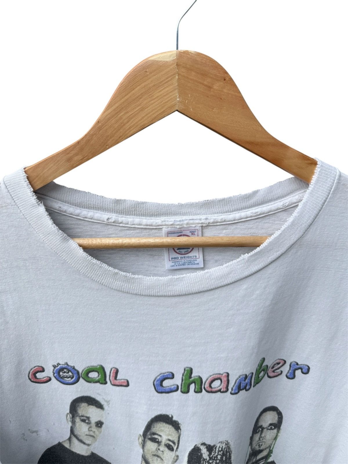 Band Tees 🔥🔥 Vintage 90s Thrashed Coal Chamber Loco band tee Size US XL / EU 56 / 4 - 4 Thumbnail
