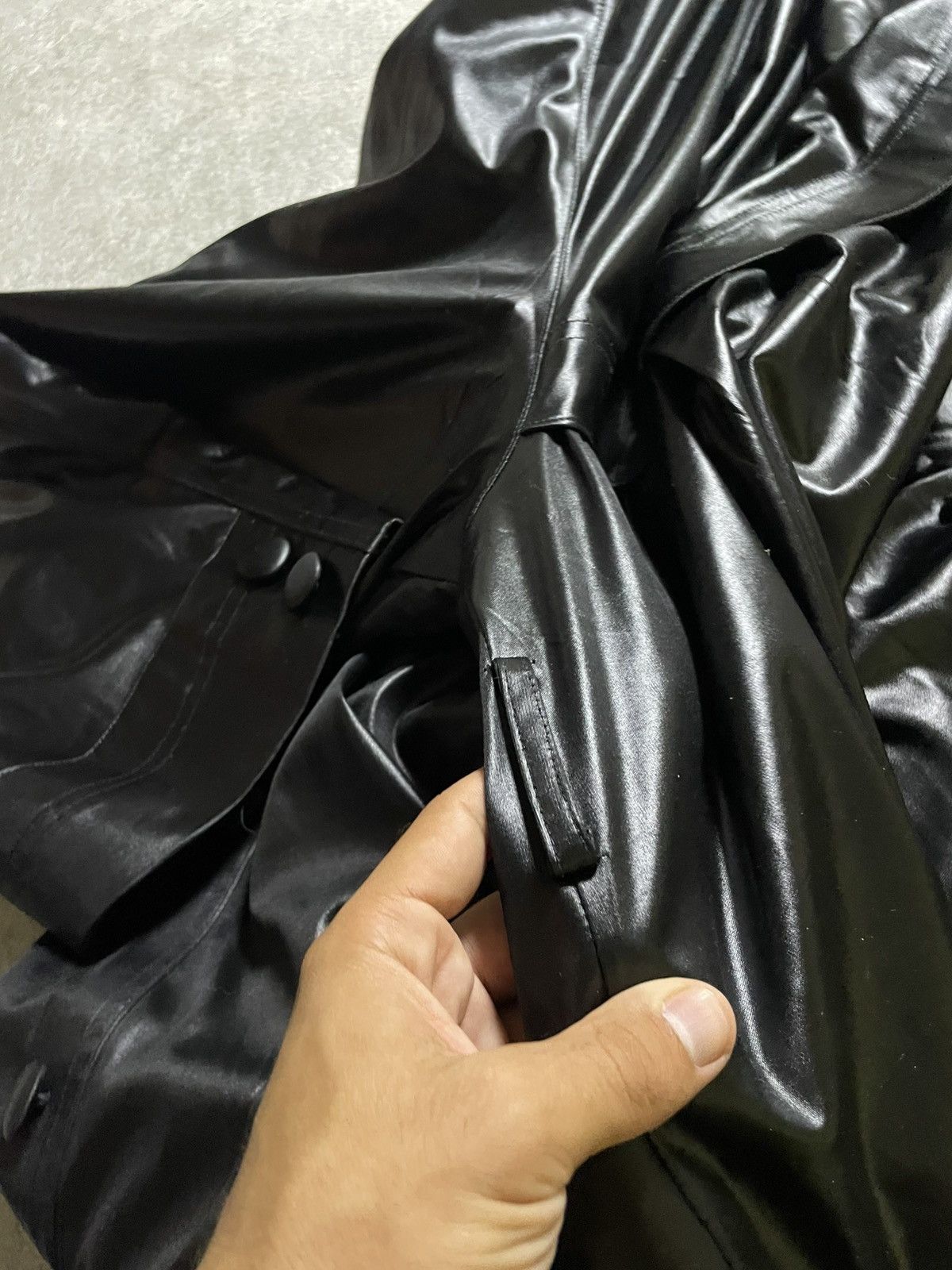 If Six Was Nine Skull Vintage Japanese Black Trench – Shadow Silence Size US L / EU 52-54 / 3 - 13 Thumbnail