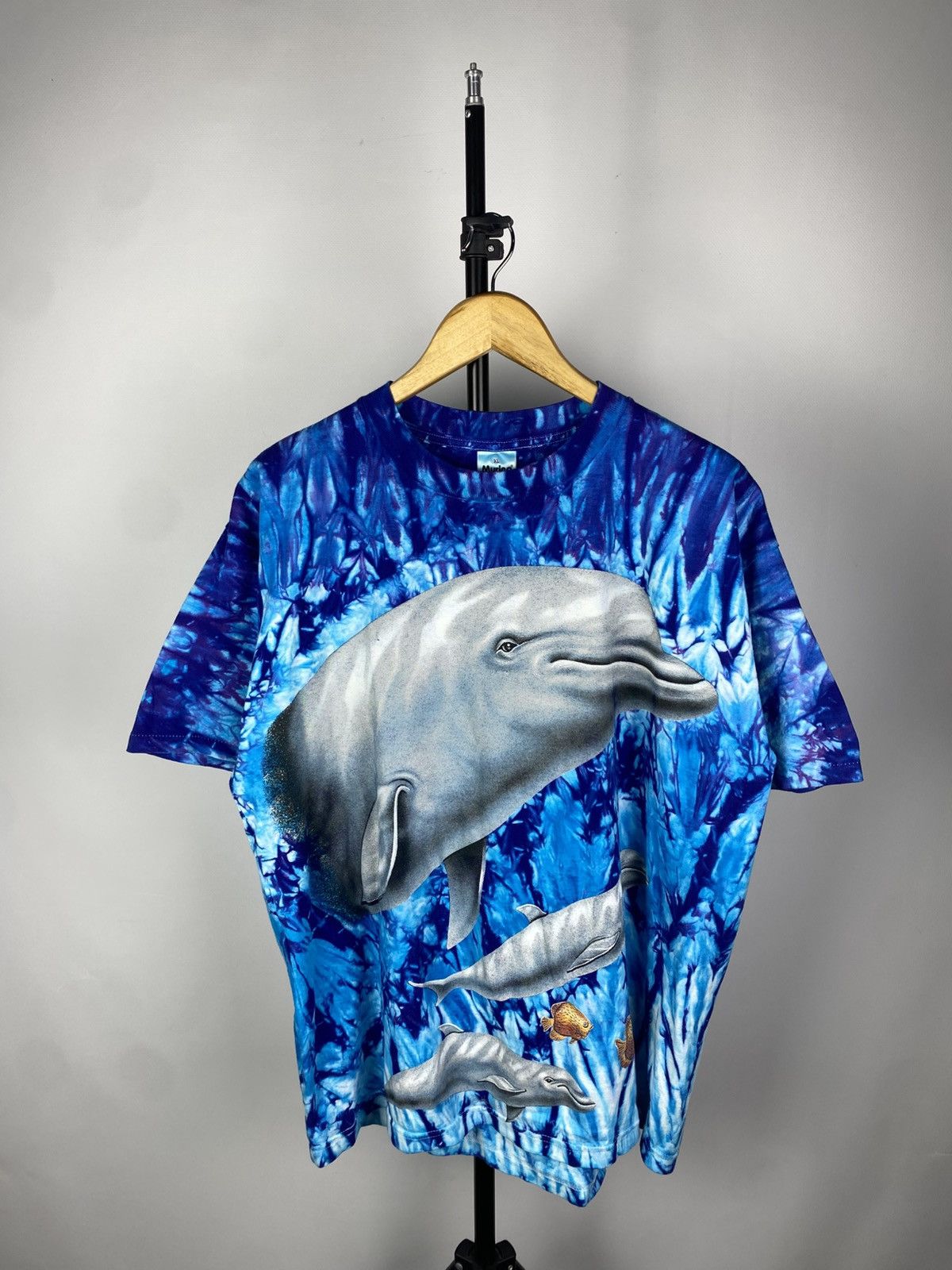 Other Vintage 90s AOP All Over Print T Shirt Dolphins Ocean Size US XL / EU 56 / 4 - 1 Thumbnail