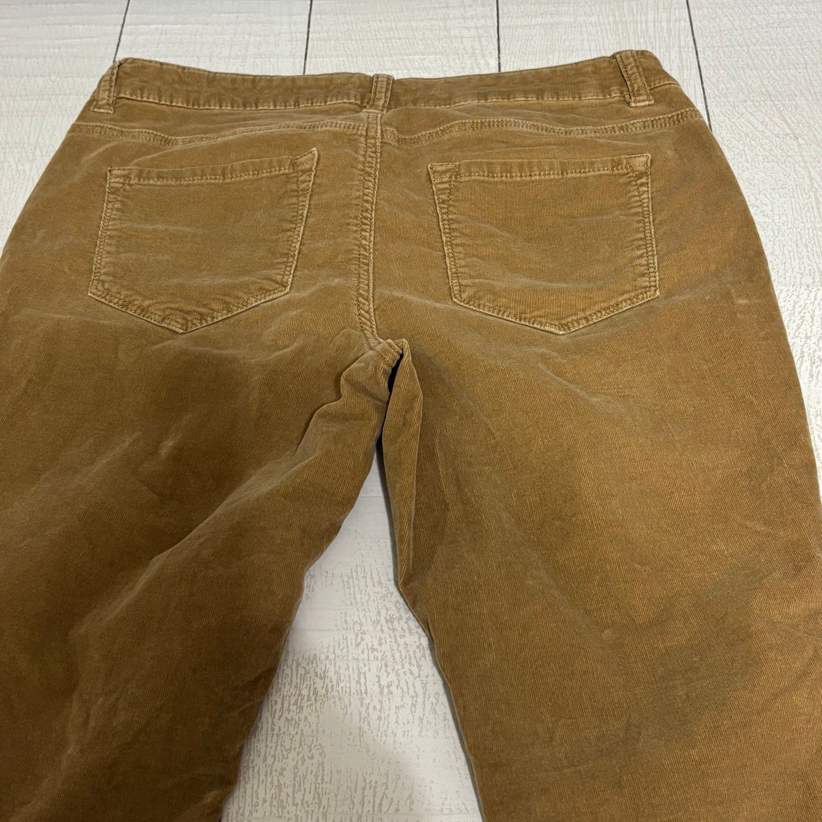 Madison Madison Petite Brown Corduroy Pants Size 6P Size 28" / US 6 / IT 42 - 3 Thumbnail