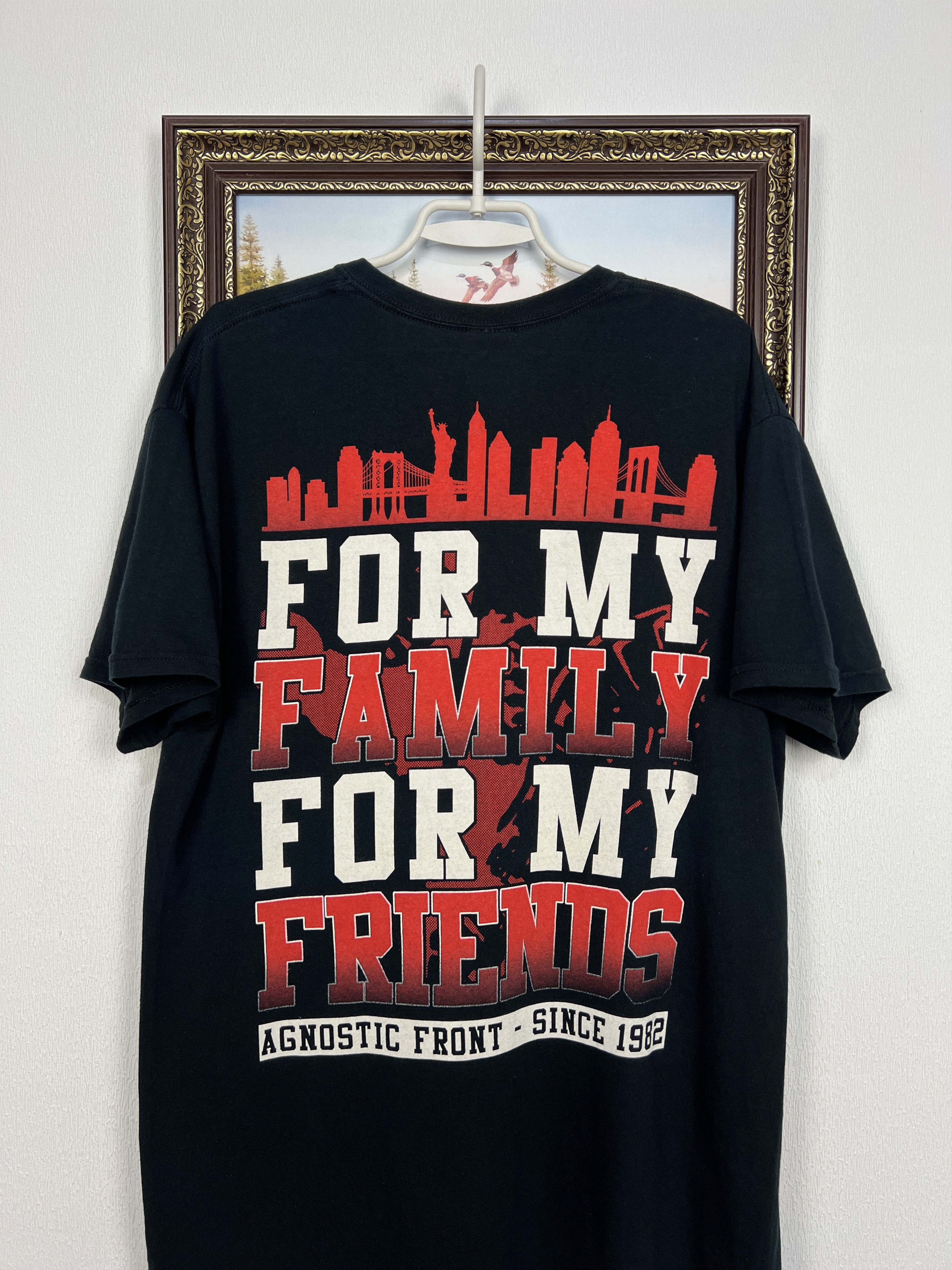 Vintage Vintage Agnostic Front Family Friends Hardcore Tour Shirt Size US L / EU 52-54 / 3 - 2 Thumbnail