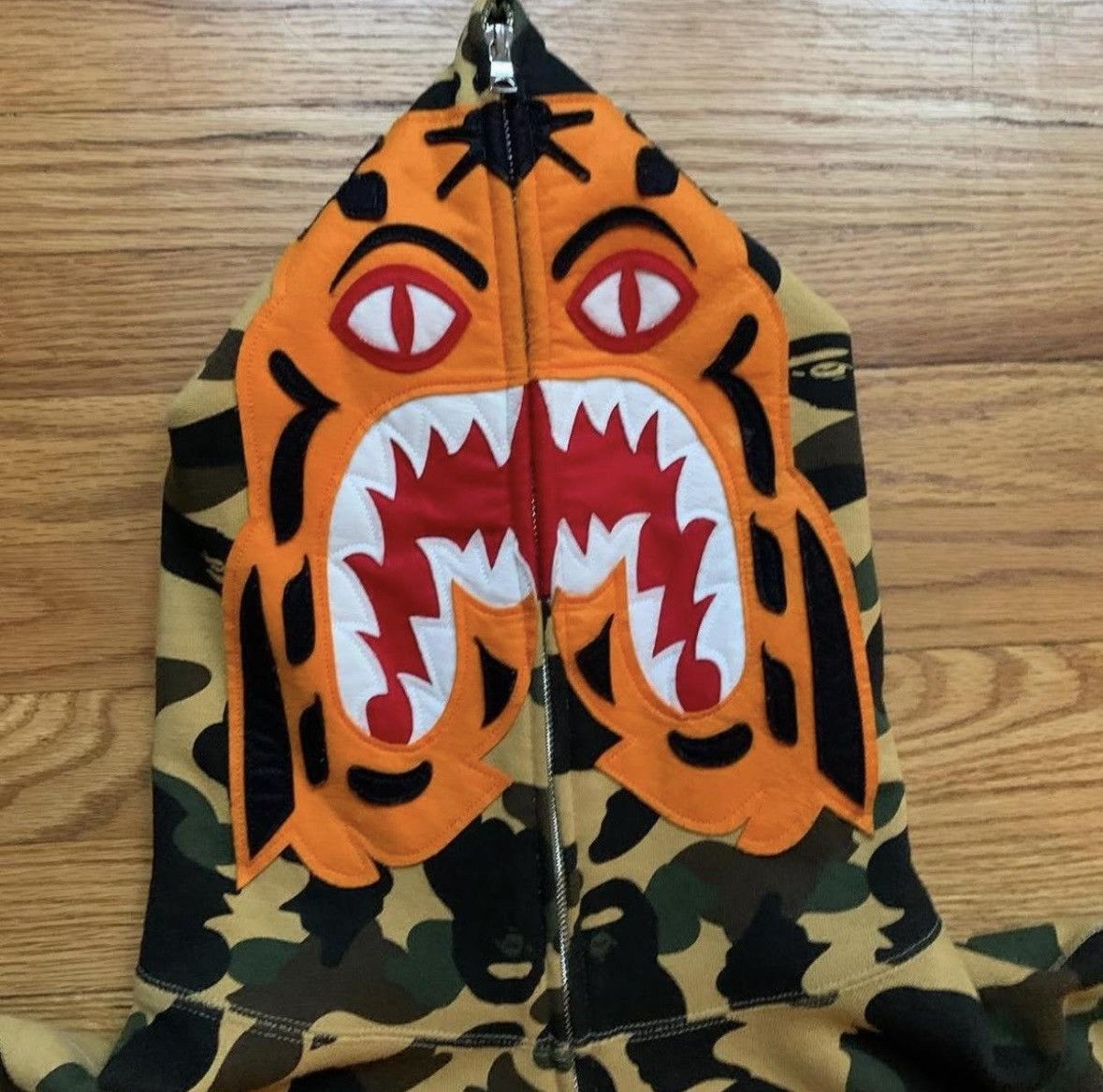 Bape 1st camo yellow BAPE Tiger full zip hoodie Size US XXL / EU 58 / 5 - 2 Thumbnail