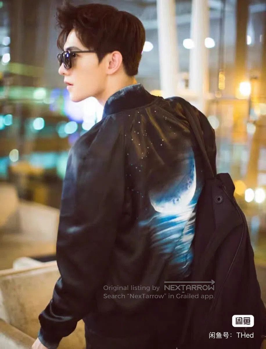 Saint Laurent Paris Saint Laurent Silk Baseball Jacket. Size US L / EU 52-54 / 3 - 8 Thumbnail