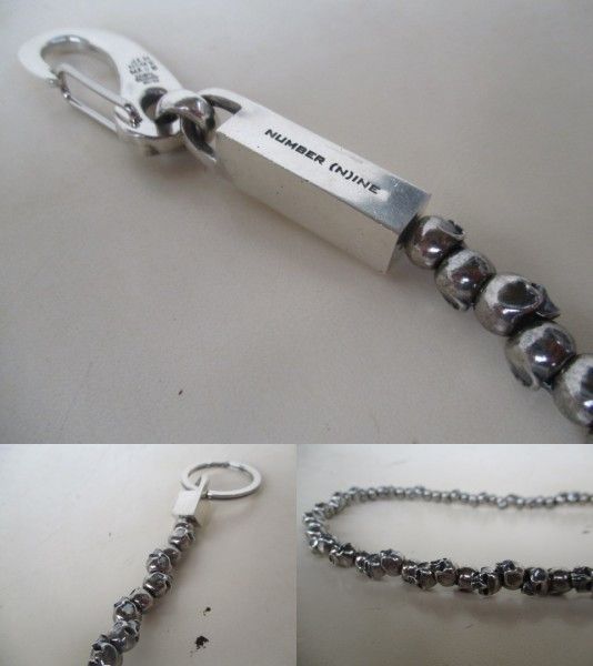 Jam Home Made × Number (N)ine Number (N)ine x Jam Home Made 2001 SS Skull Wallet Chain Size ONE SIZE - 2 Thumbnail