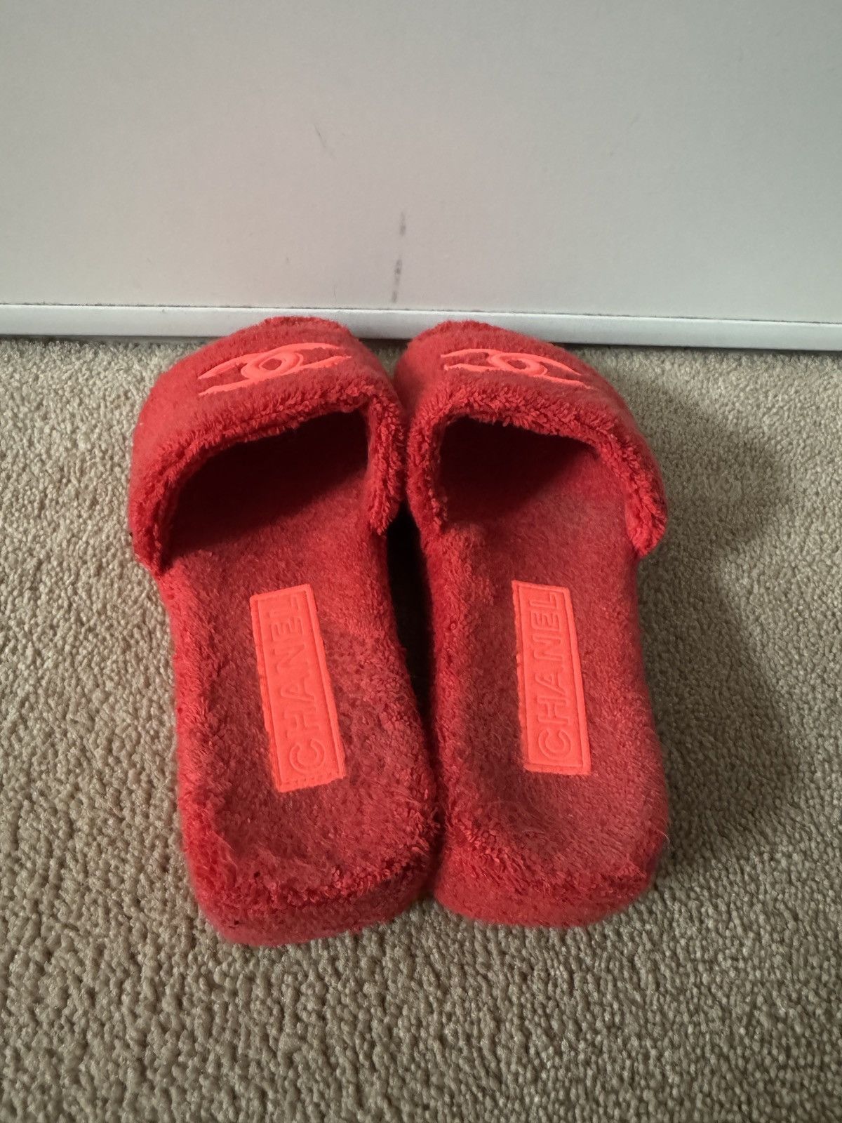 Chanel Chanel 2022 Interlocking CC Logo Slides Size US 8 / IT 38 - 4 Thumbnail