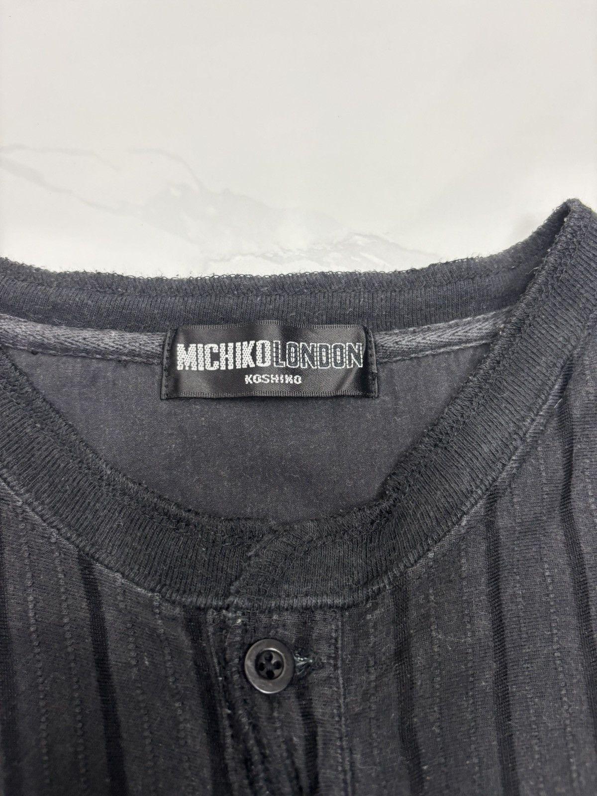 Issey Miyake 🇯🇵 MINIMAL STRIPED SHIRT MICHIKO KOSHINO LONDON Size US M / EU 48-50 / 2 - 6 Thumbnail