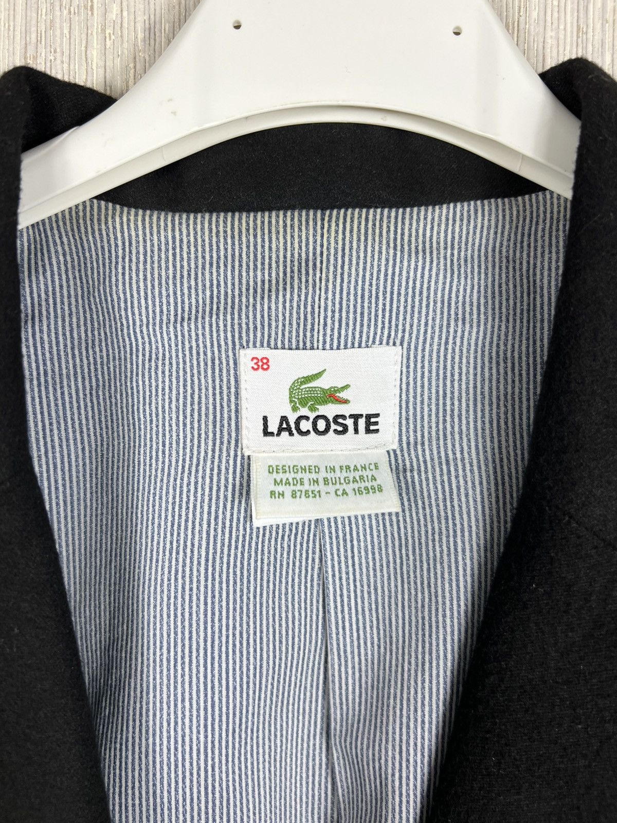 Lacoste Vintage Lacoste depuis France blazer jacket emblem logo Size S / US 4 / IT 40 - 12 Thumbnail