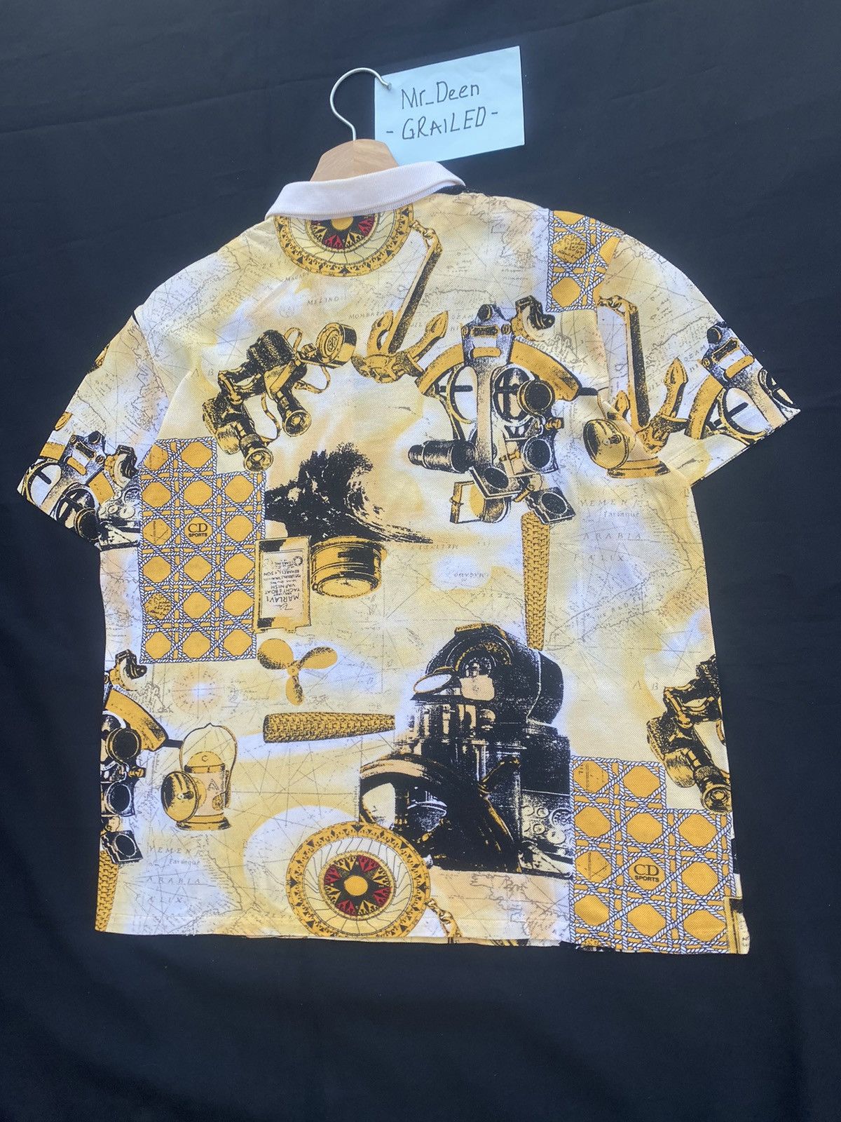Christian Dior Monsieur Rare Vintage Christian Dior Full Prints Polo Shirt Size US S / EU 44-46 / 1 - 17 Thumbnail