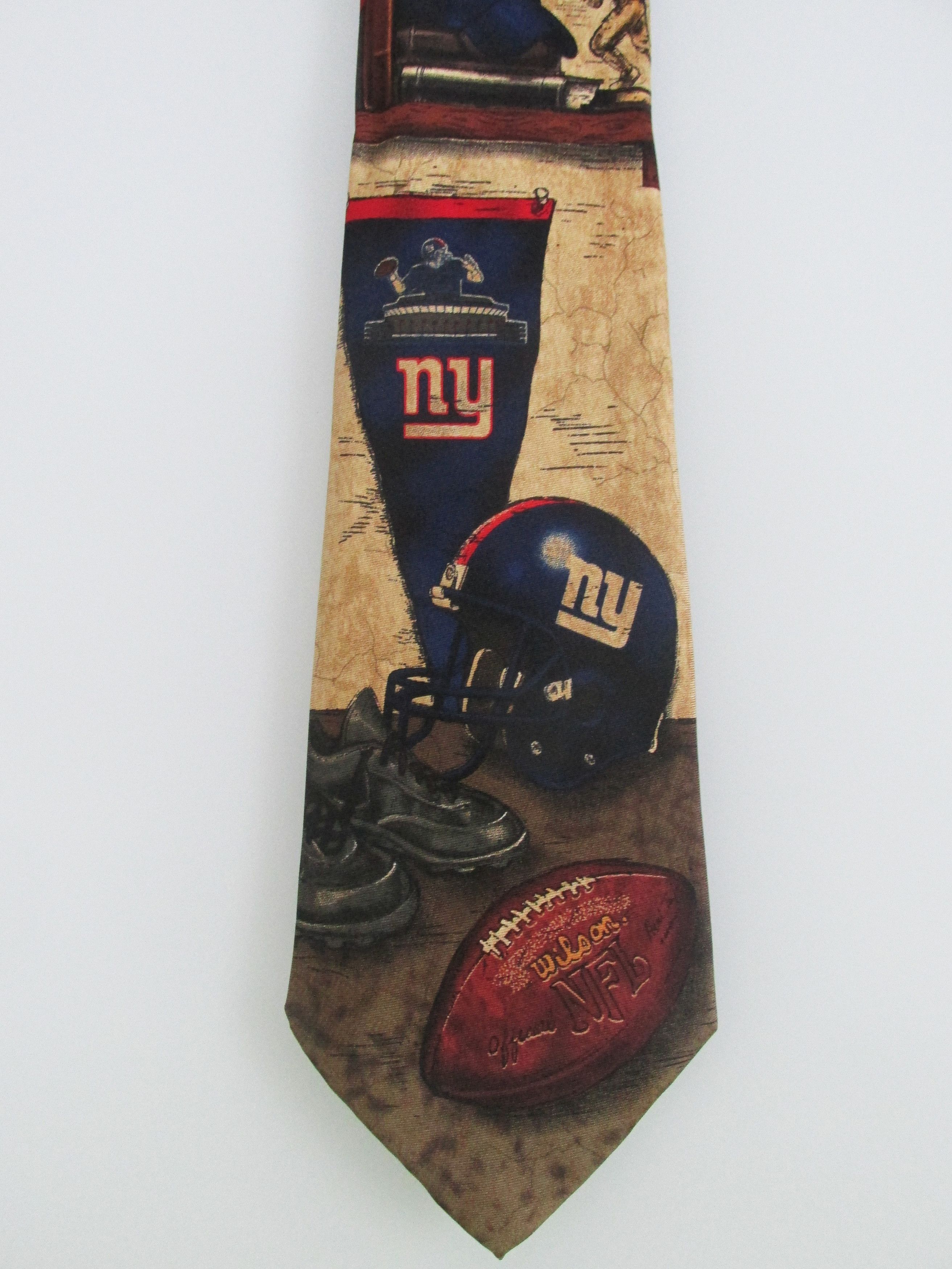 NFL New York Giants NFL (NWOT) Men's Silk Tie Size ONE SIZE - 4 Thumbnail