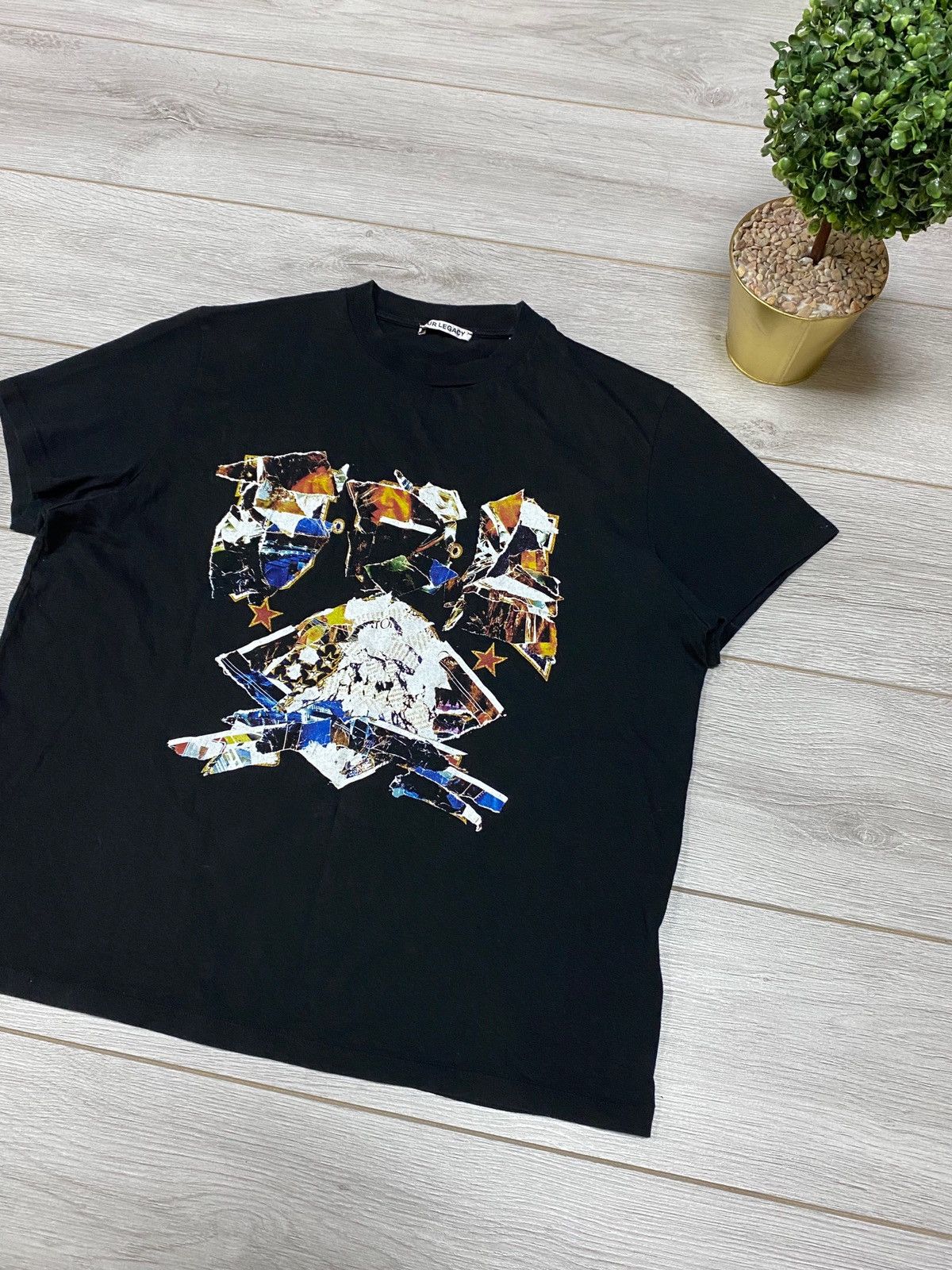 Our Legacy Our Legacy box tee Moto print short-sleeve T-shirt Size US S / EU 44-46 / 1 - 2 Thumbnail
