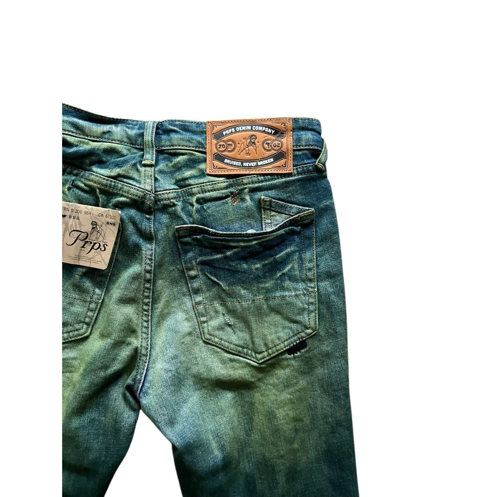 Prps PRPS Cayenne Skinny Fit Men's Jeans Blue $298 Size 28/32 Size US 28 / EU 44 - 3 Thumbnail