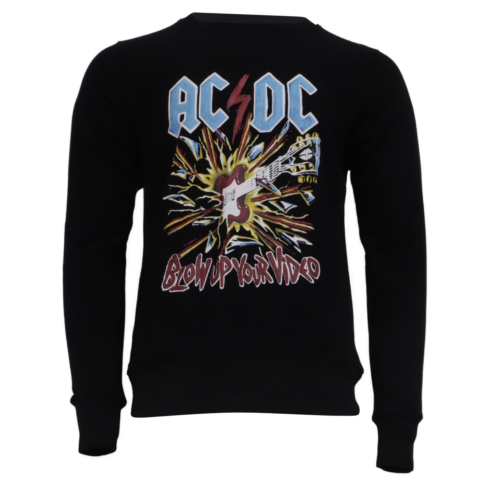 Gucci Gucci AC-DC Printed Sweatshirt in Black Cotton Size US L / EU 52-54 / 3 - 1 Thumbnail