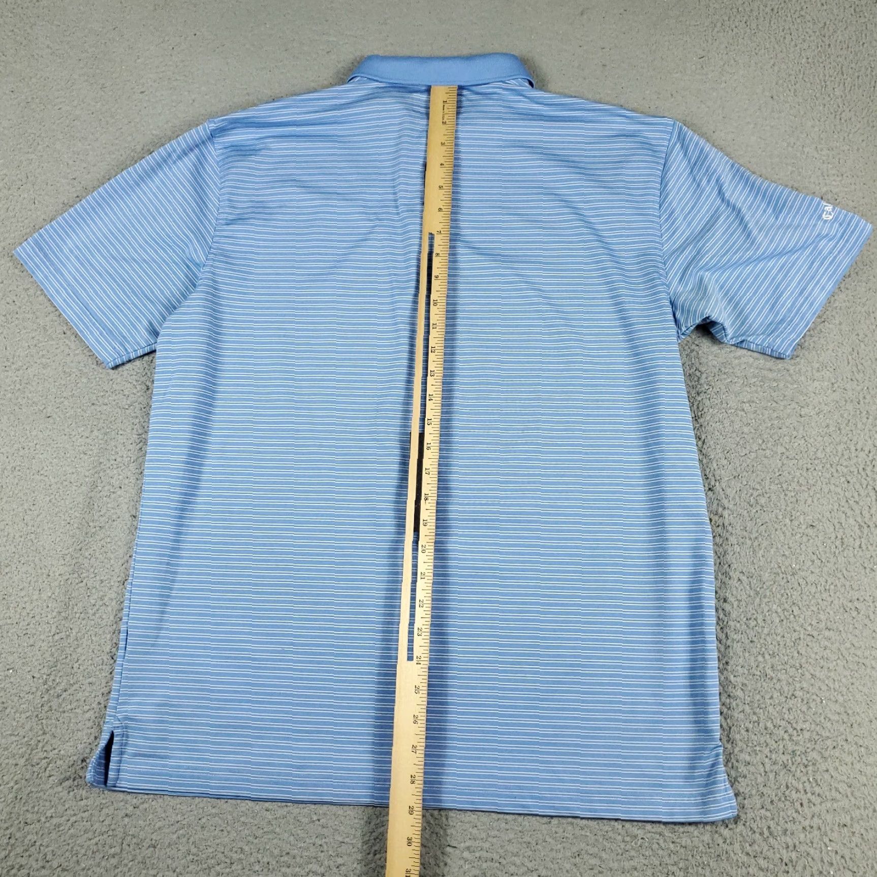 Callaway Callaway Polo Shirt Mens L Blue Striped Opti Dri Fit Short Sleeve Golf Polo Shirt Size US L / EU 52-54 / 3 - 4 Thumbnail