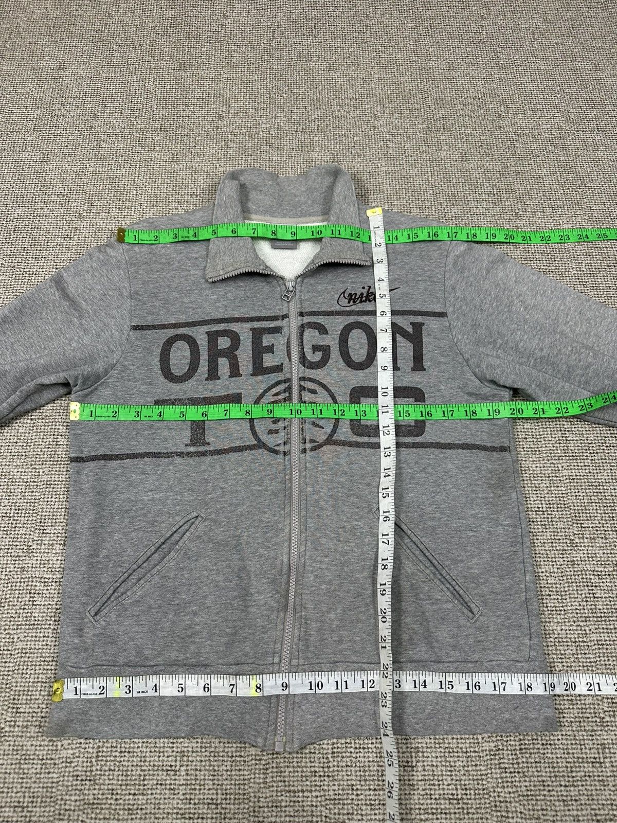 Nike Y2k Nike Oregon Swoosh Zipper Sweatshirt Z338 Size US M / EU 48-50 / 2 - 4 Thumbnail