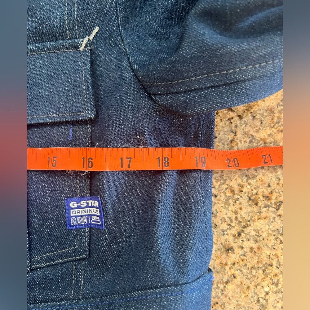 G-Star G-Star RAW Originals 3D Selvedge Cropped Jacket NWT Raw Den Size S / US 4 / IT 40 - 5 Thumbnail
