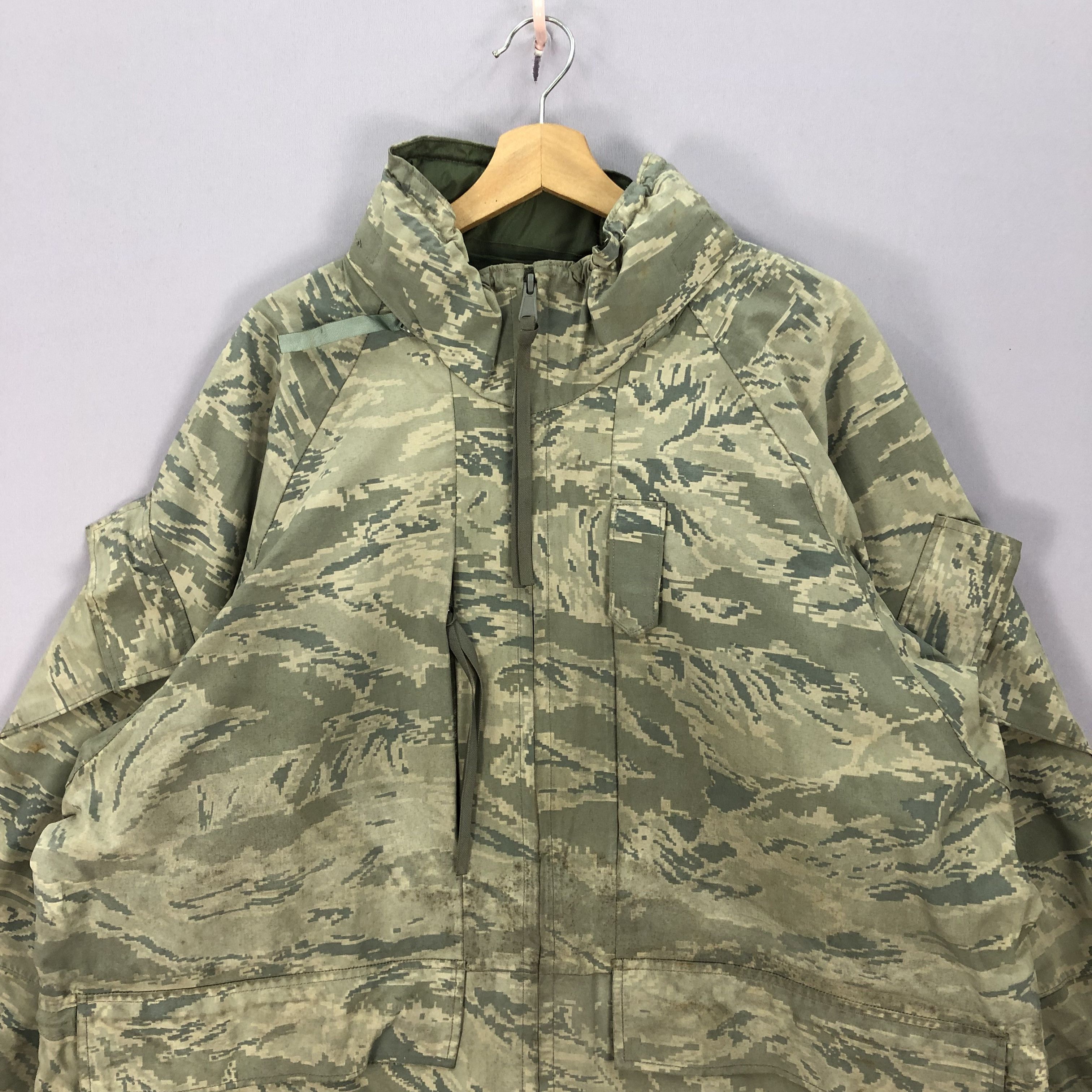 Vintage Vintage 70s Military Camouflage Windbreaker Army Jacket Size US XXL / EU 58 / 5 - 2 Thumbnail