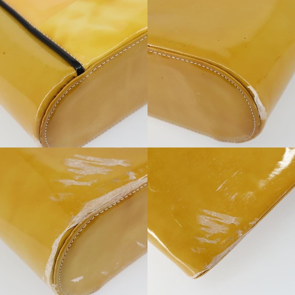 Chanel Chanel Tote Bag Enamel Yellow Gold CC Size ONE SIZE - 5 Thumbnail
