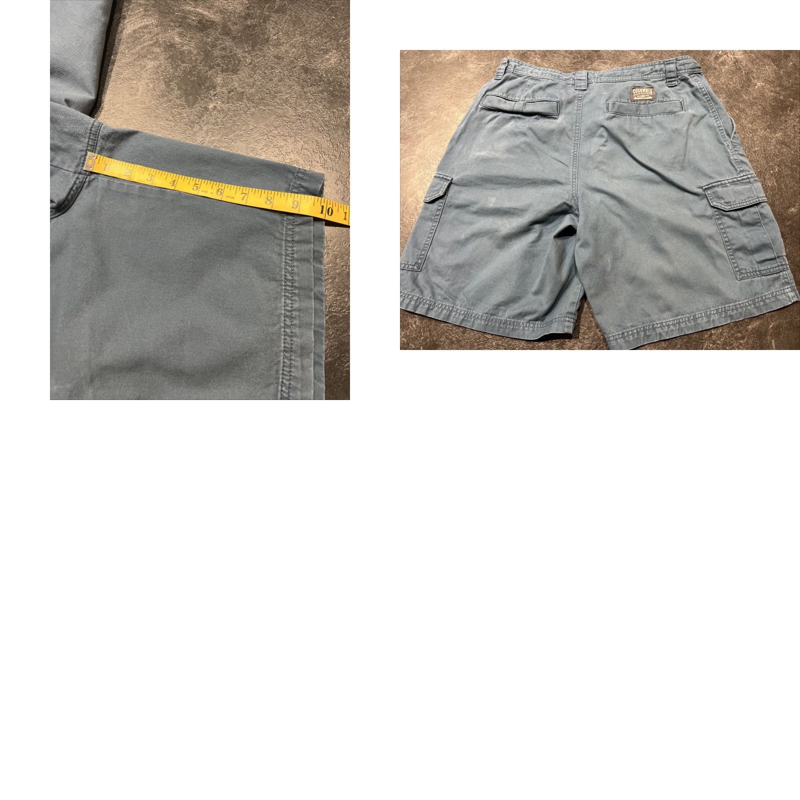 Vintage VINTAGE Columbia Cargo Shorts Men 36 Waist 10L Blue Cotton Casual Athletic 2010s Size US 36 / EU 52 - 8 Thumbnail