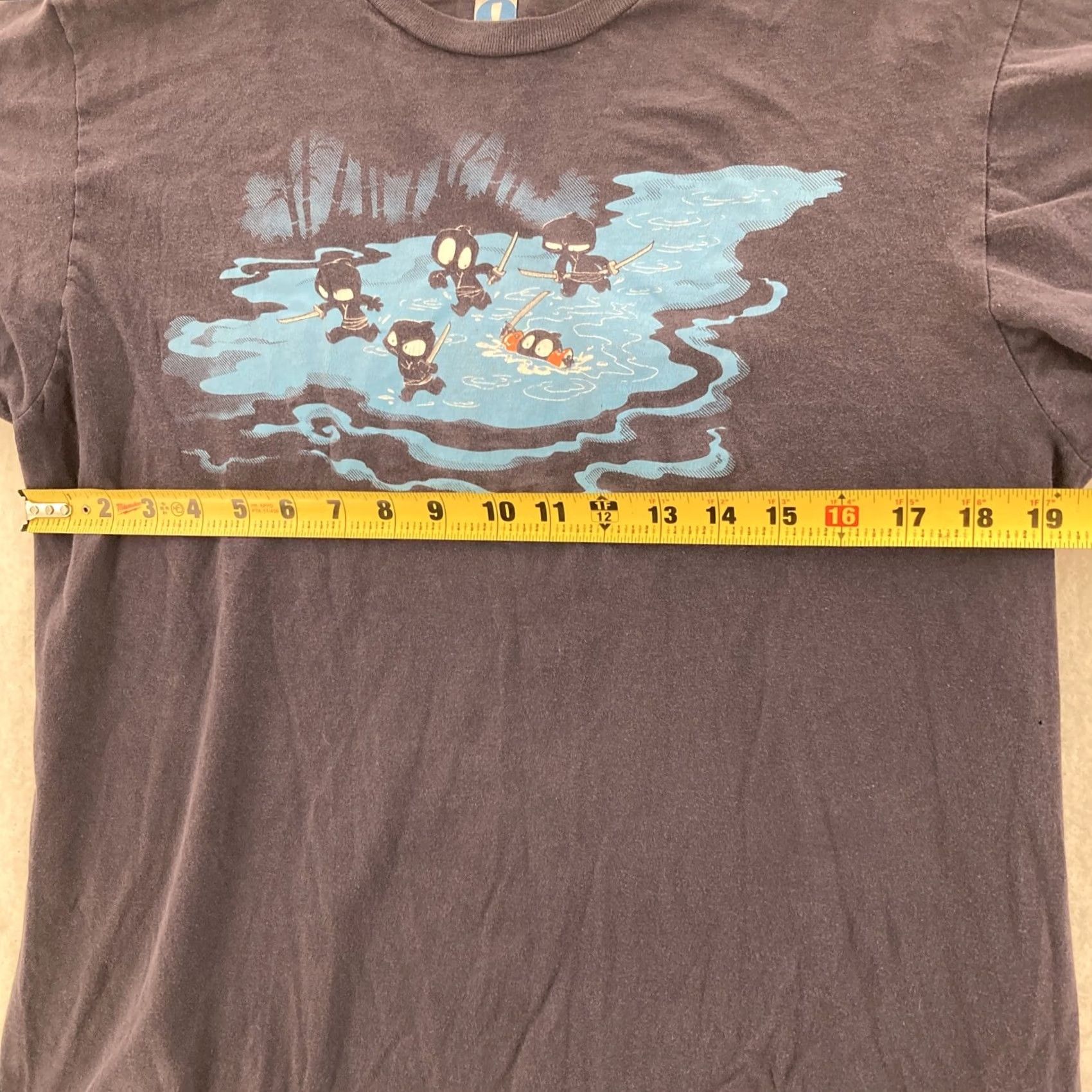 Vintage ShirtWoot! T Shirt Mens Large Blue Short Sleeve Ninja Pond ShirtWoot! T Shirt Ninja Pond Blue L Mens Graphic Tee Size US L / EU 52-54 / 3 - 3 Thumbnail