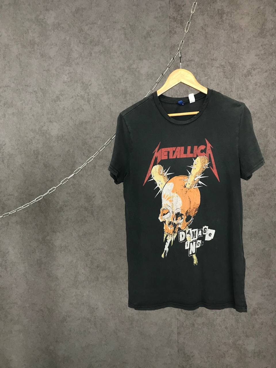 Band Tees × Metallica Metallica skull rock band cult vintage distressed tee Size US S / EU 44-46 / 1 - 1 Thumbnail