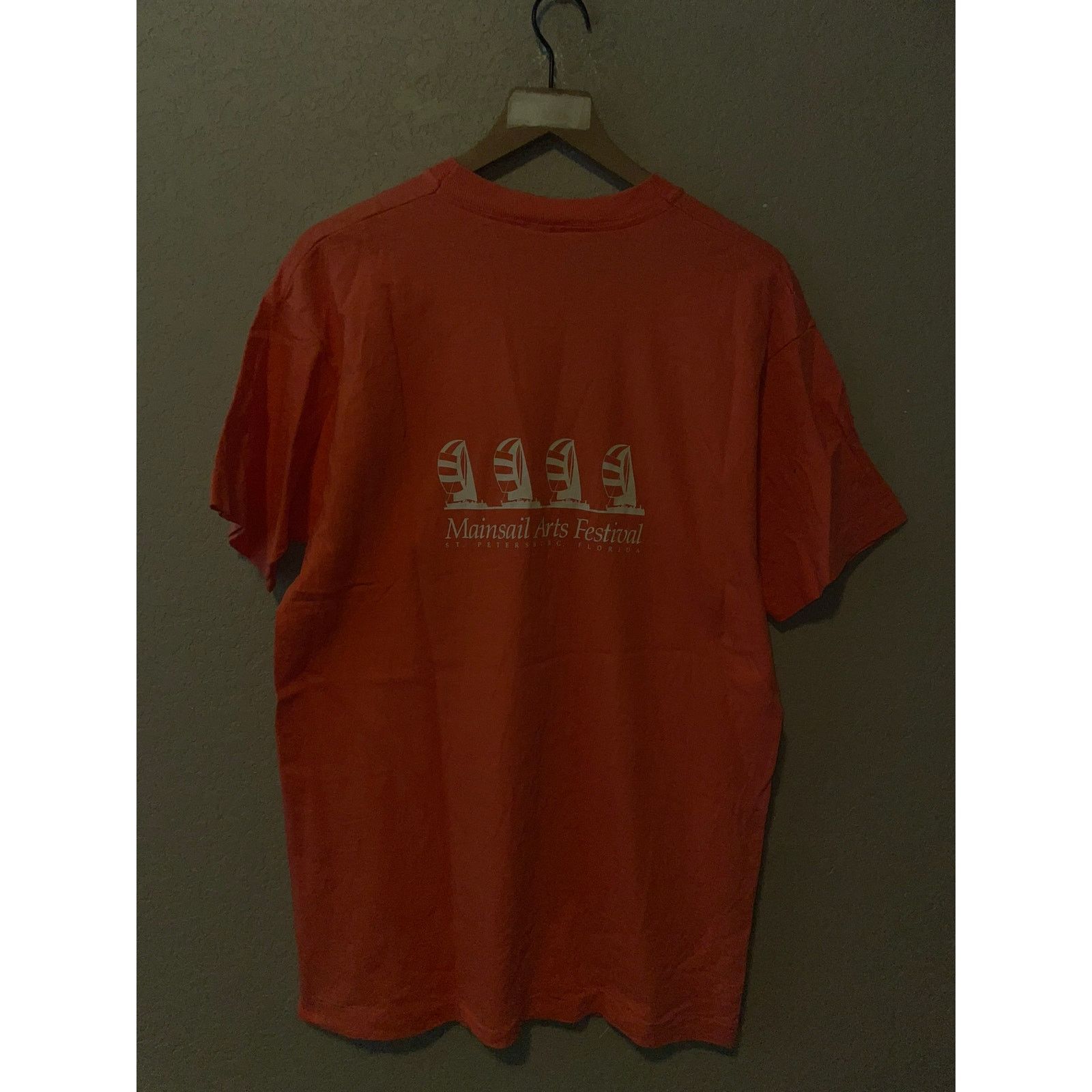 Fruit Of The Loom Vintage Mainsail Arts Festival Shirt Art Flamingo Tee VTG L Size US L / EU 52-54 / 3 - 8 Thumbnail