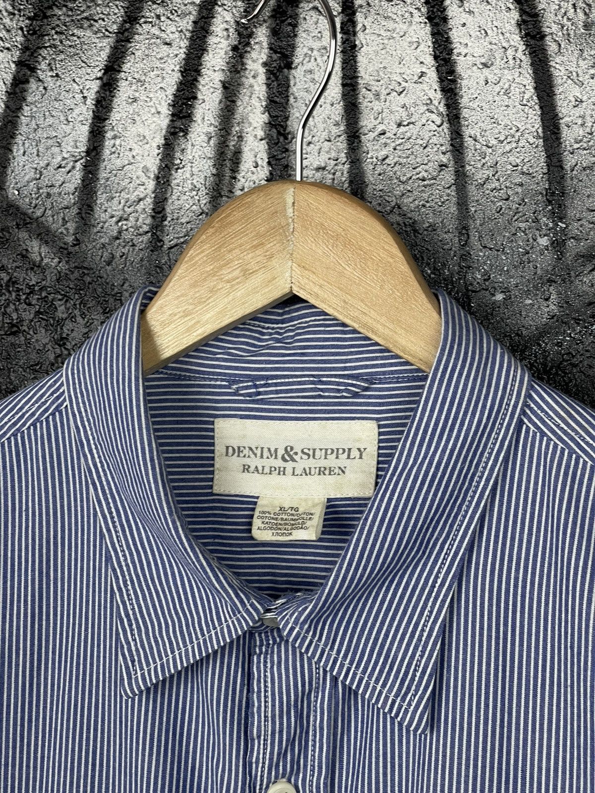 Denim & Supply Ralph Lauren Denim & Supply Ralph Lauren Button Up Striped Shirt Mens XL Size US XL / EU 56 / 4 - 6 Thumbnail