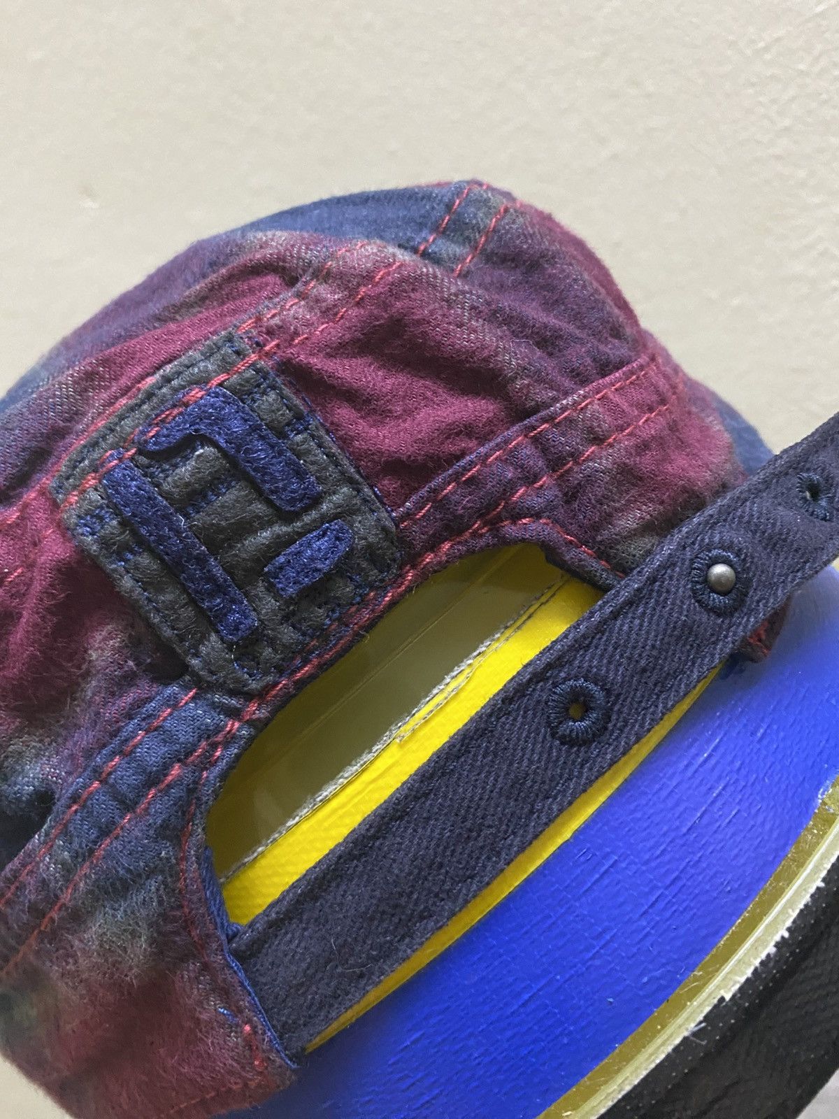 Diesel Vintage Diesel PatchWork Cap Plaid pattern Luxury Stylish Size ONE SIZE - 4 Thumbnail