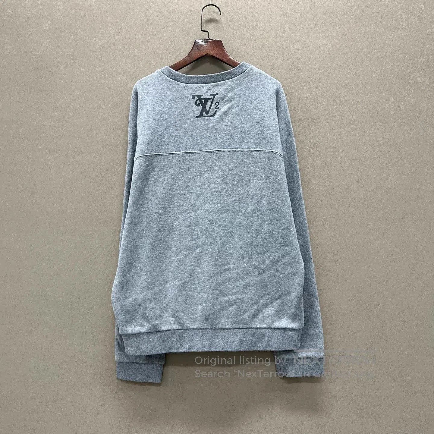 Louis Vuitton Gray Long Sleeve Sweatshirt Size M. Size US M / EU 48-50 / 2 - 2 Thumbnail