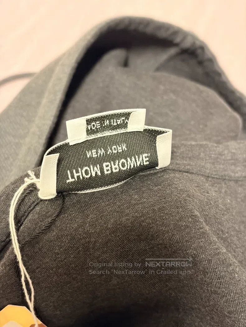 Thom Browne Thom Browne Four-stripe Gold Button Hooded Jacket Size US XS / EU 42 / 0 - 5 Thumbnail