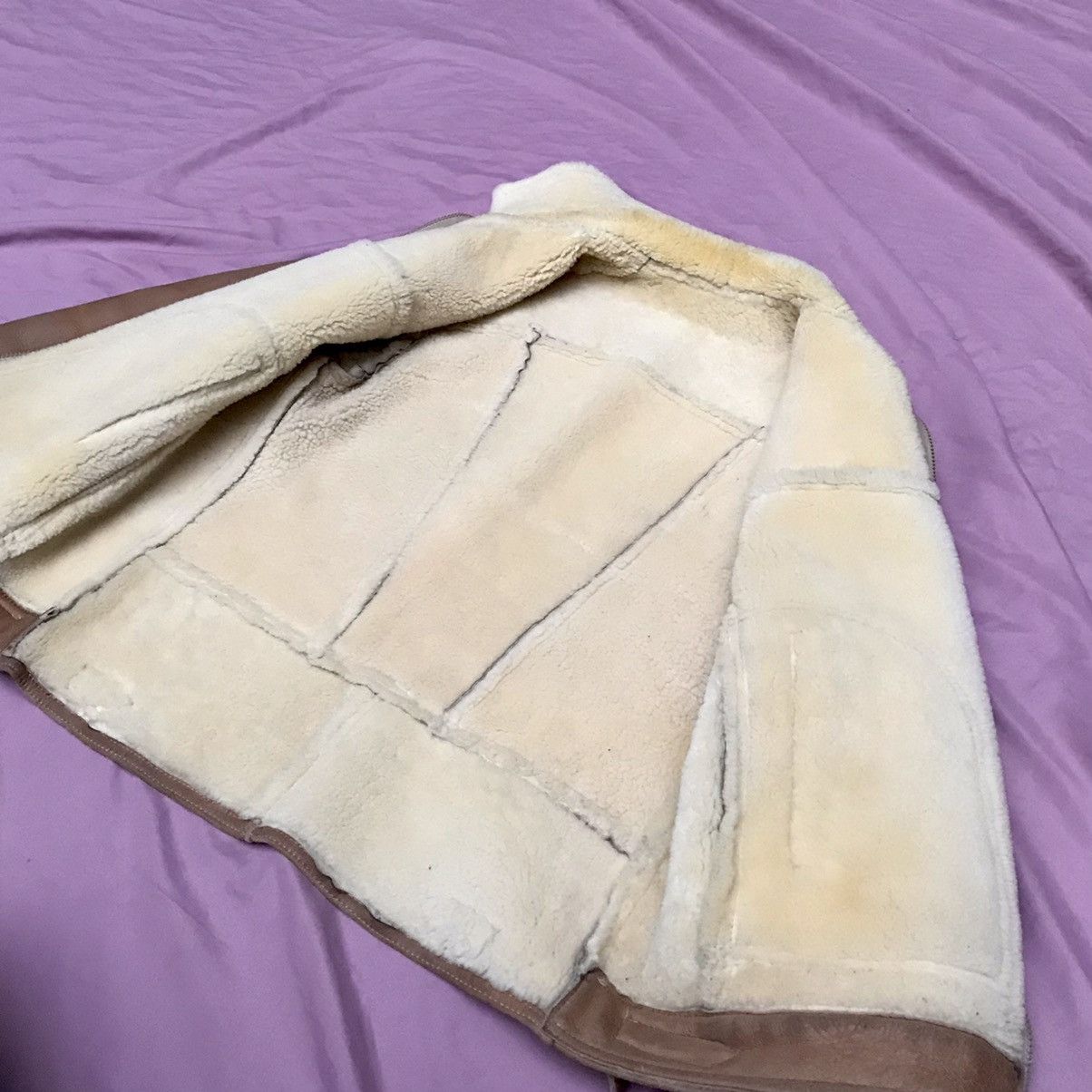 Other Beautiful sheepskin shearling tan jacket Size US M / EU 48-50 / 2 - 7 Thumbnail