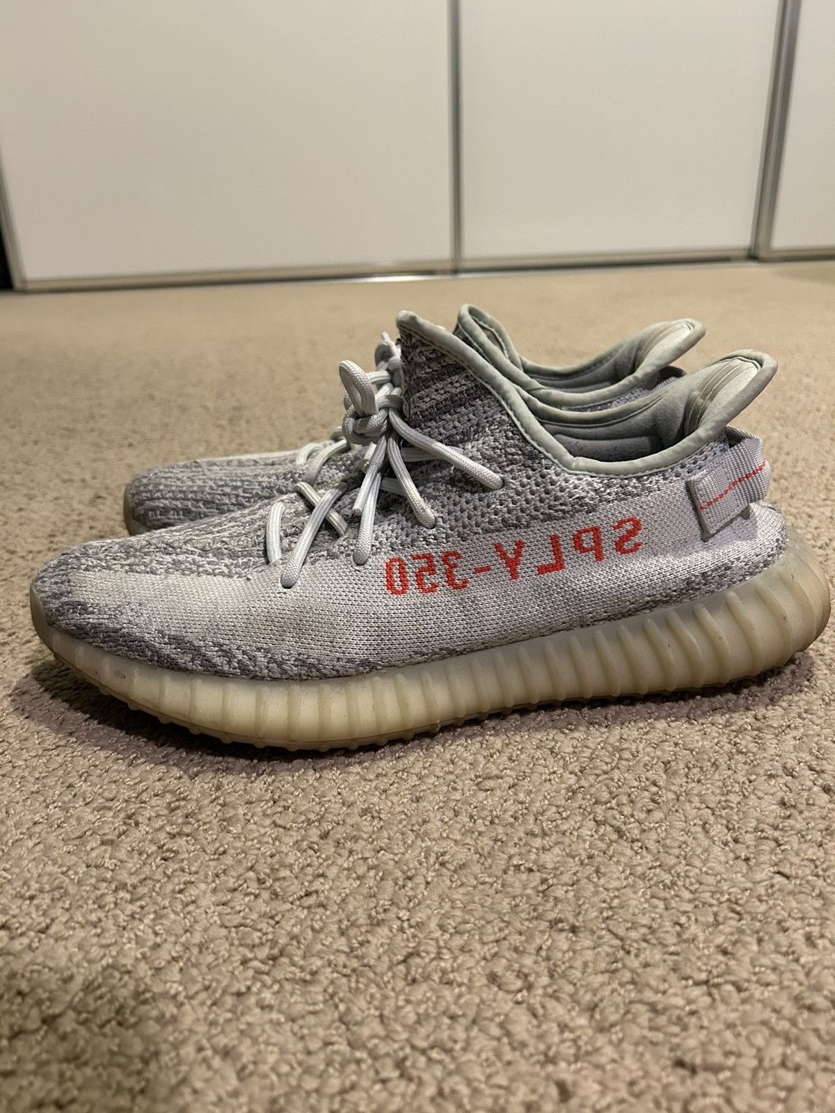 Yeezy Adidas Yeezy 350 BOOST V2 Blue Tint Men’s Size 11 Size US 11 / EU 44 - 2 Thumbnail