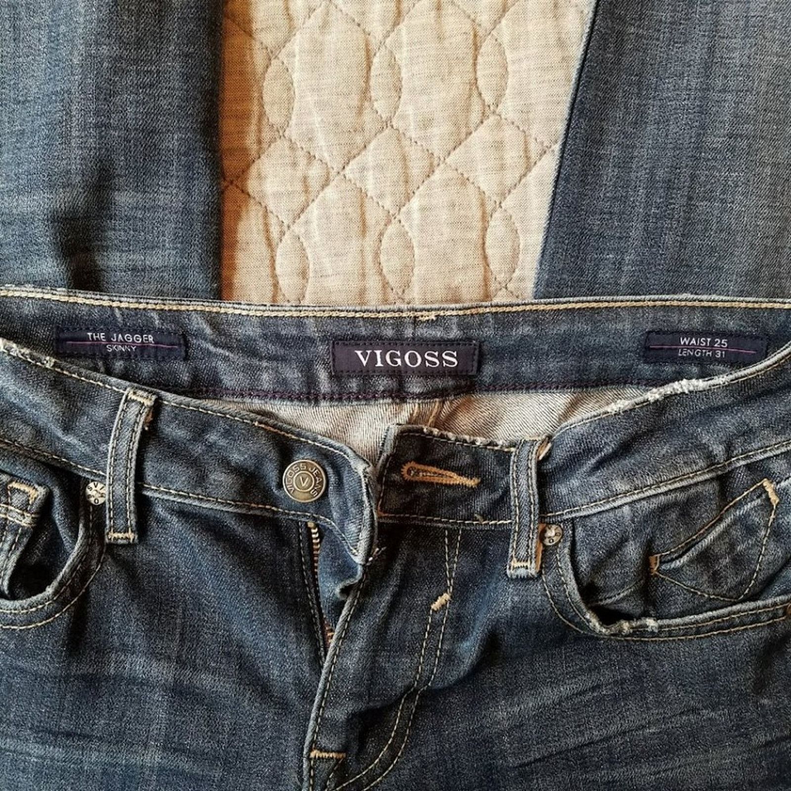 Other Vigoss The Jagger skinny distressed (25) | medium rinse Size 25" / US 0 / IT 36 - 2 Thumbnail