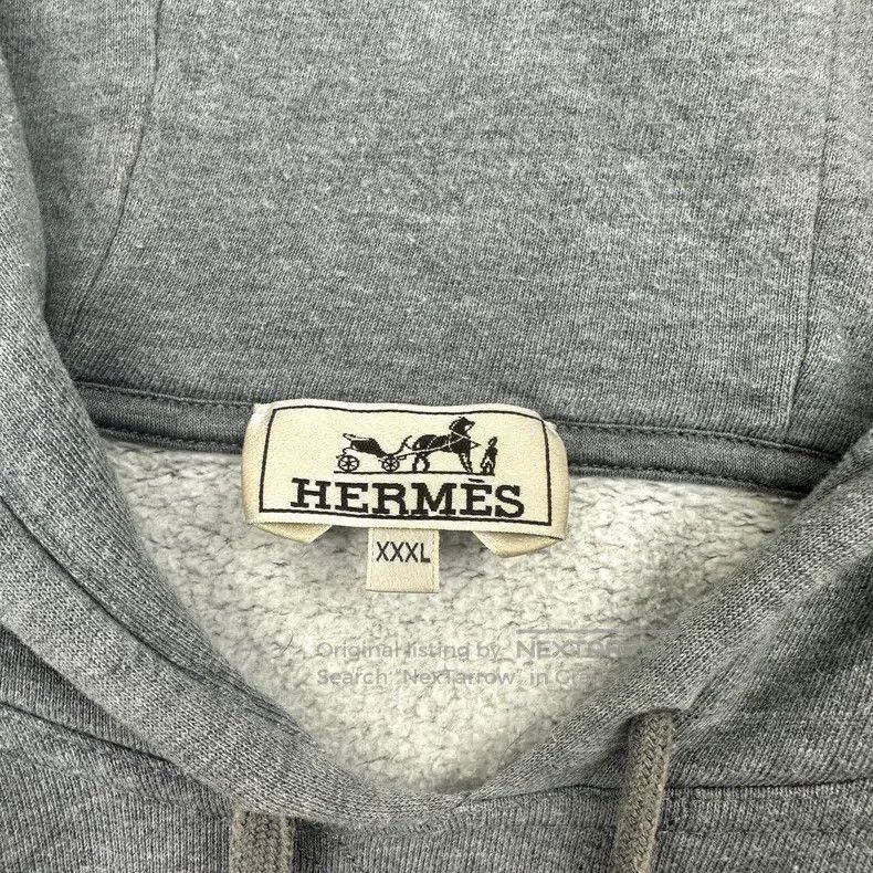 Hermes Hermes size 3XL War Horse Head Patched Hooded Gray Sweatshi Size US XXL / EU 58 / 5 - 3 Thumbnail