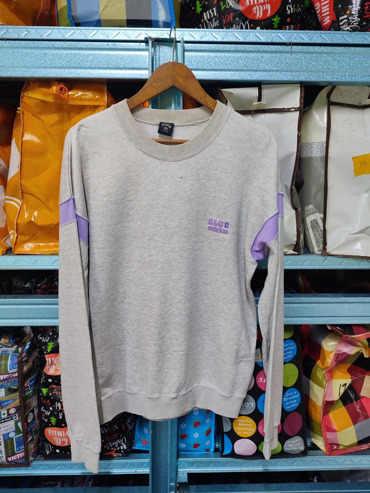 Adidas Early 2000s Adidas Club Sweatshirt – Made in Japan Size US L / EU 52-54 / 3 - 1 Thumbnail
