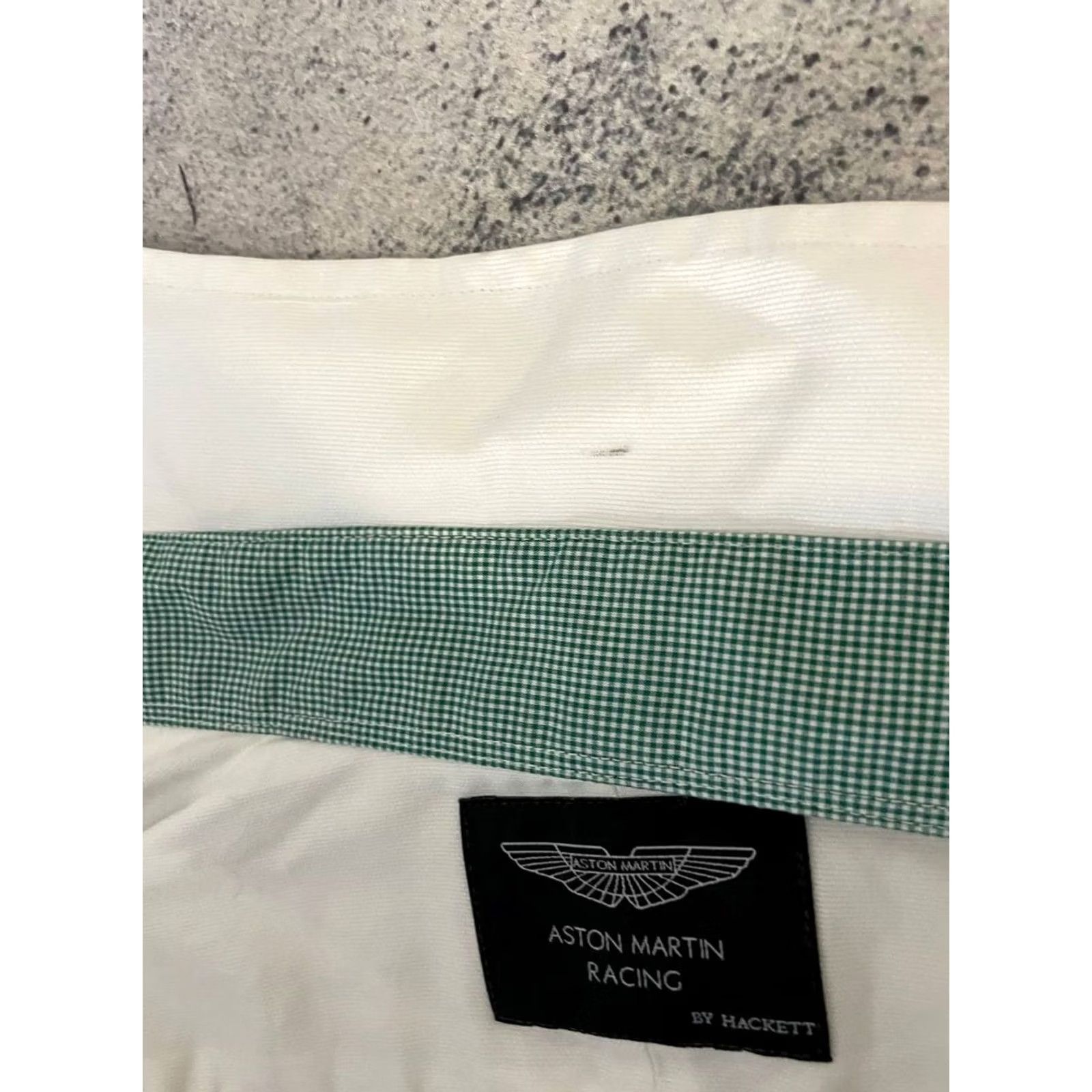 Hackett Hackett Aston Martin Racing Mens Shirt White Cotton Long Sleeve Button-Up Size US M / EU 48-50 / 2 - 7 Thumbnail